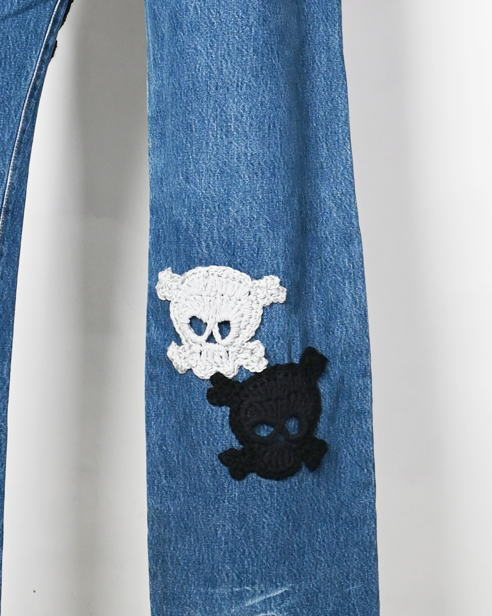 Y.A.R.N.・ヤーン - デニムパンツ Y.A.R.N. SKULL DENIM-3 (W36) / MULTI
