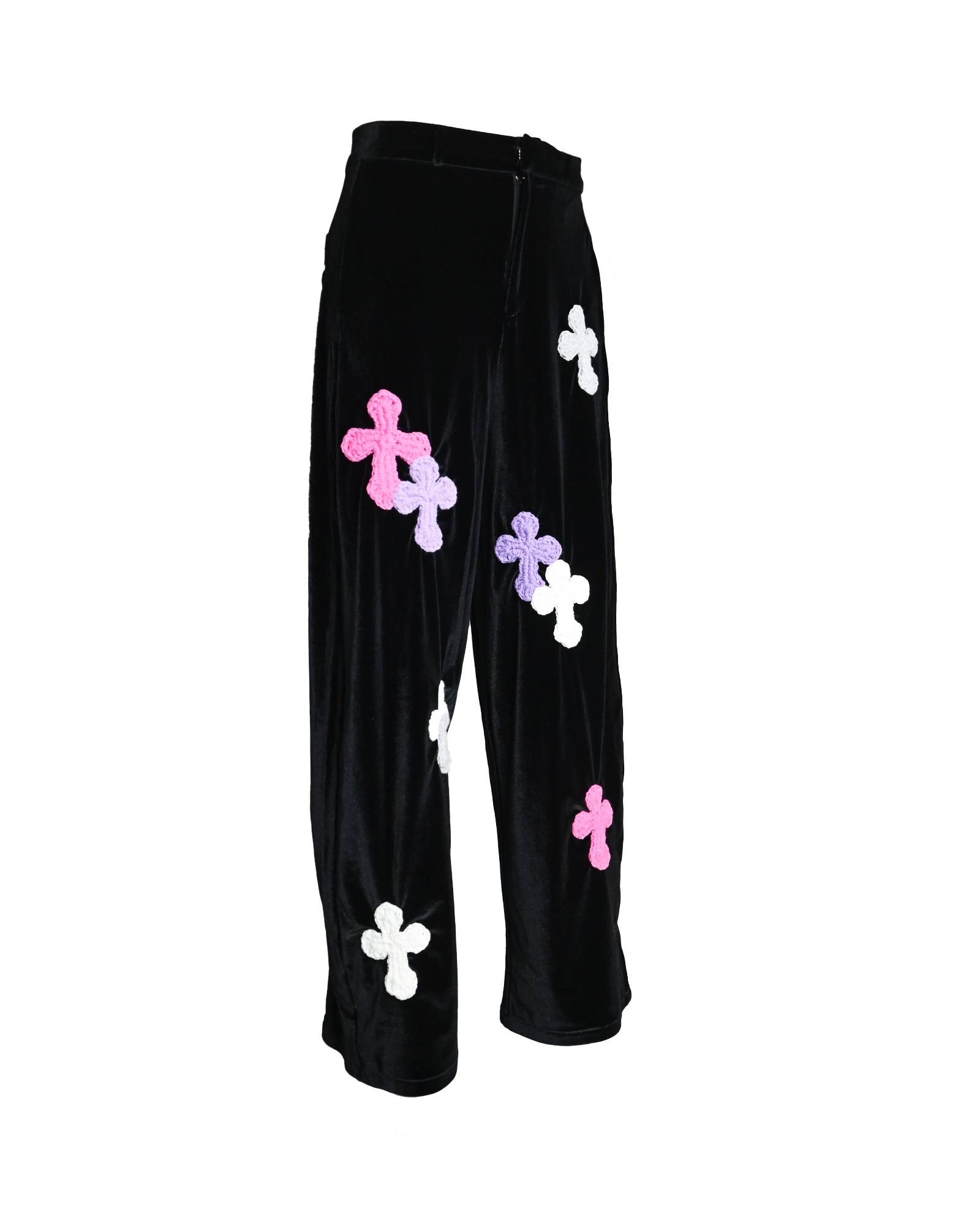 Y.A.R.N.・ヤーン - その他パンツ Y.A.R.N. VELOUR PANTS-2 / BLACK