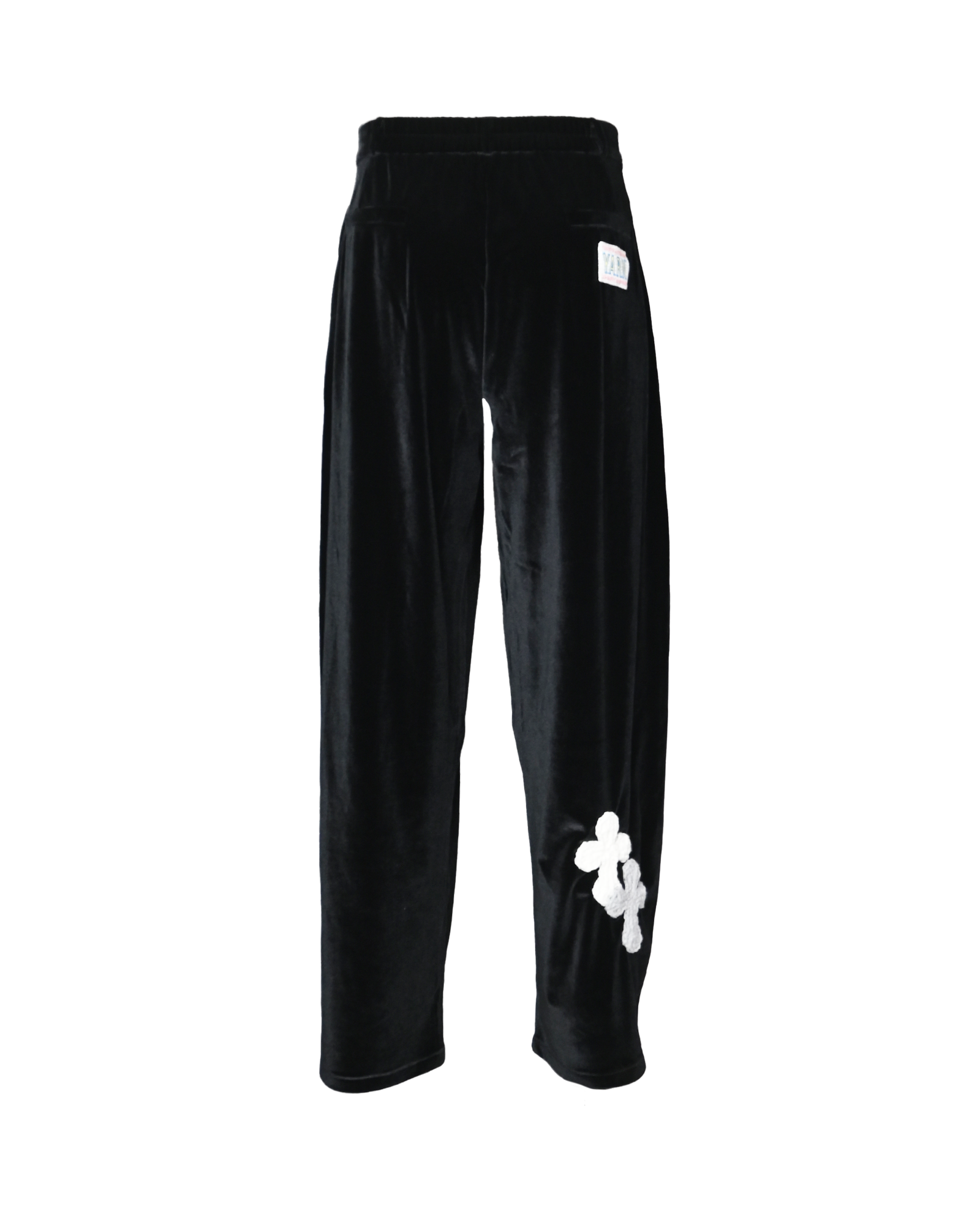 Y.A.R.N.・ヤーン - その他パンツ Y.A.R.N. VELOUR PANTS-2 / BLACK