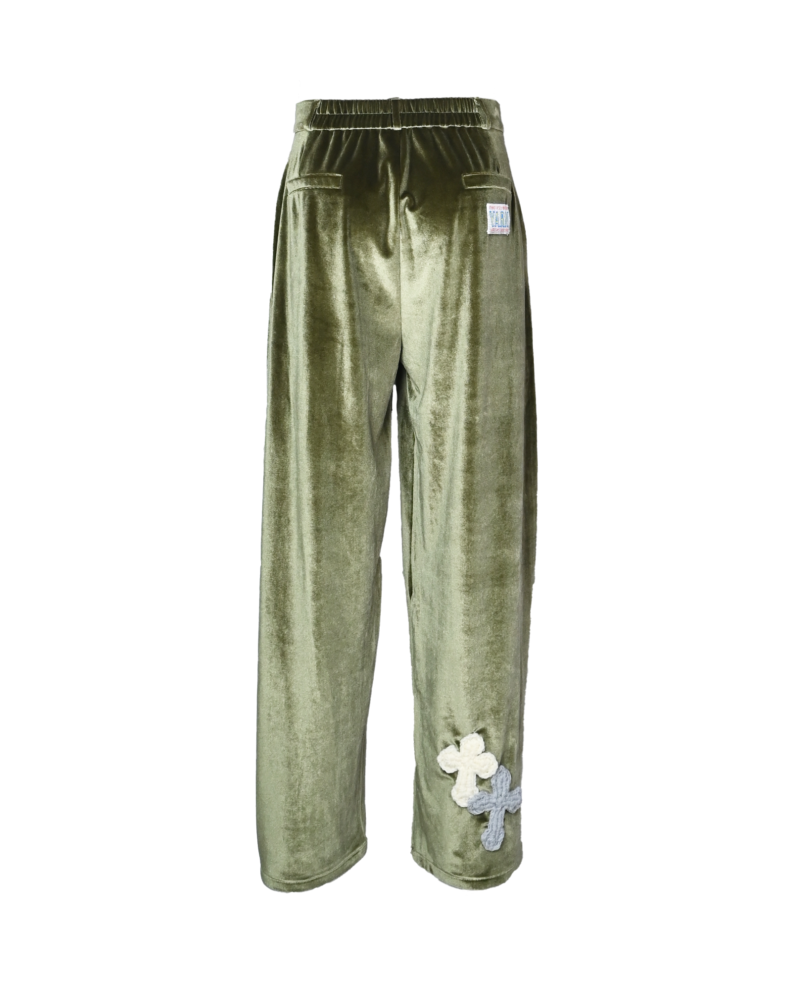 Y.A.R.N.・ヤーン - その他パンツ Y.A.R.N. VELOUR PANTS-7 / KHAKI