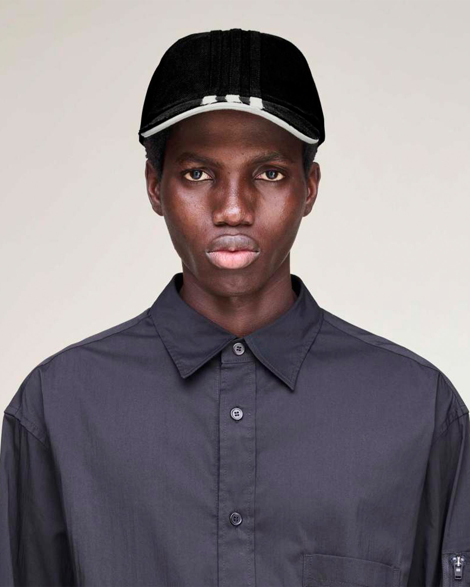 Y-3・ワイスリー - キャップ Y3-S26-0000-303/U_Y-3 STRIPES CAP / BLACK