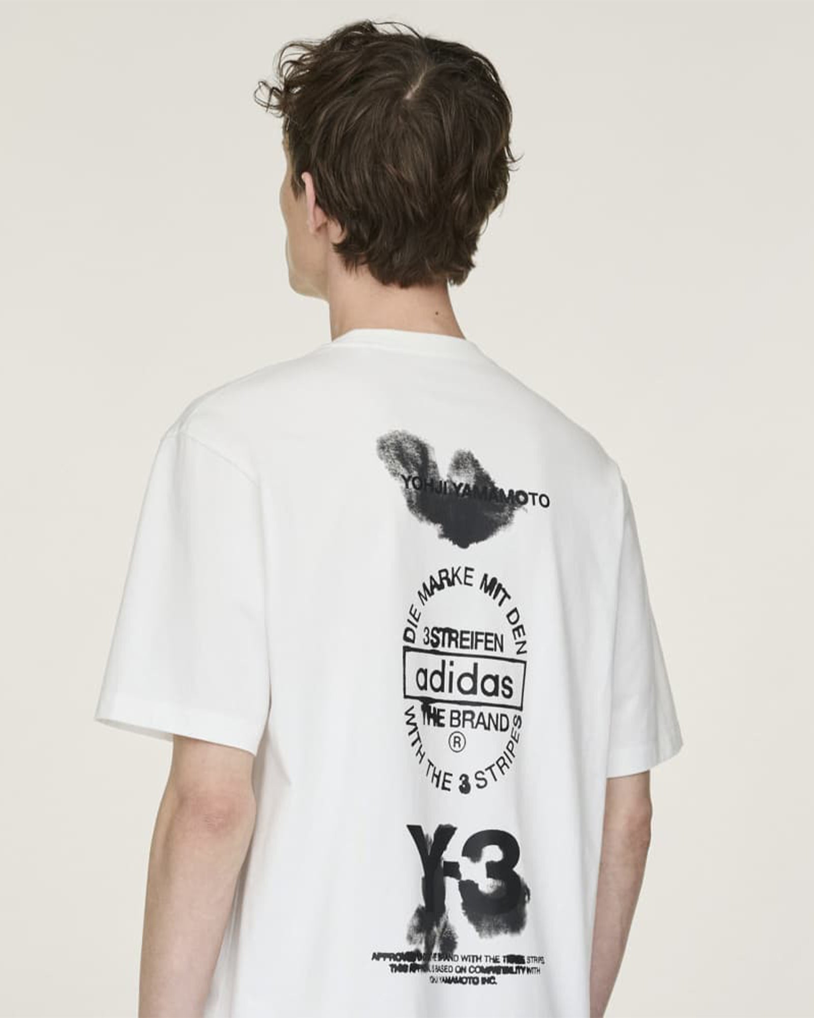 Y-3・weissly -  U Y3 GRAPHIC SS TEE / WHITE
