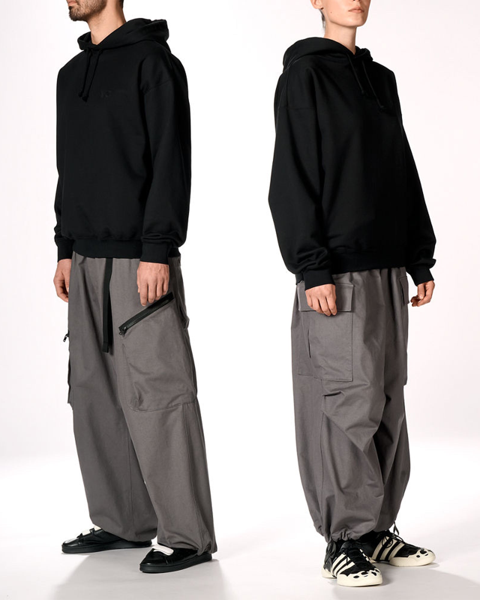 Y-3・weissly -  U Y-3 FT HOODIE / BLACK