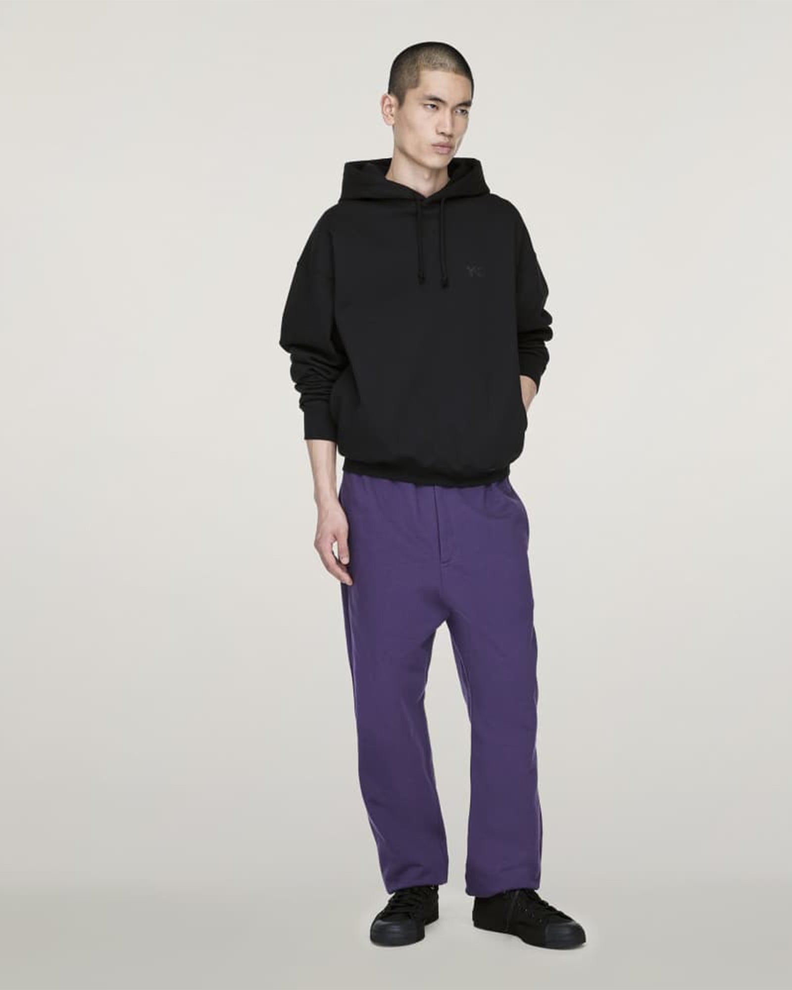 Y-3・weissly -  U Y-3 FT HOODIE / BLACK