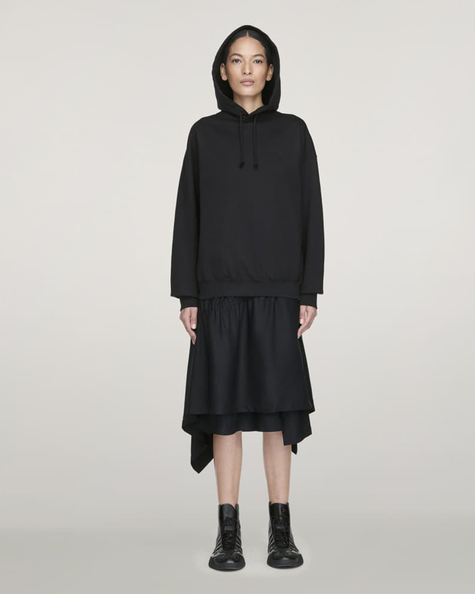 Y-3・weissly -  U Y-3 FT HOODIE / BLACK