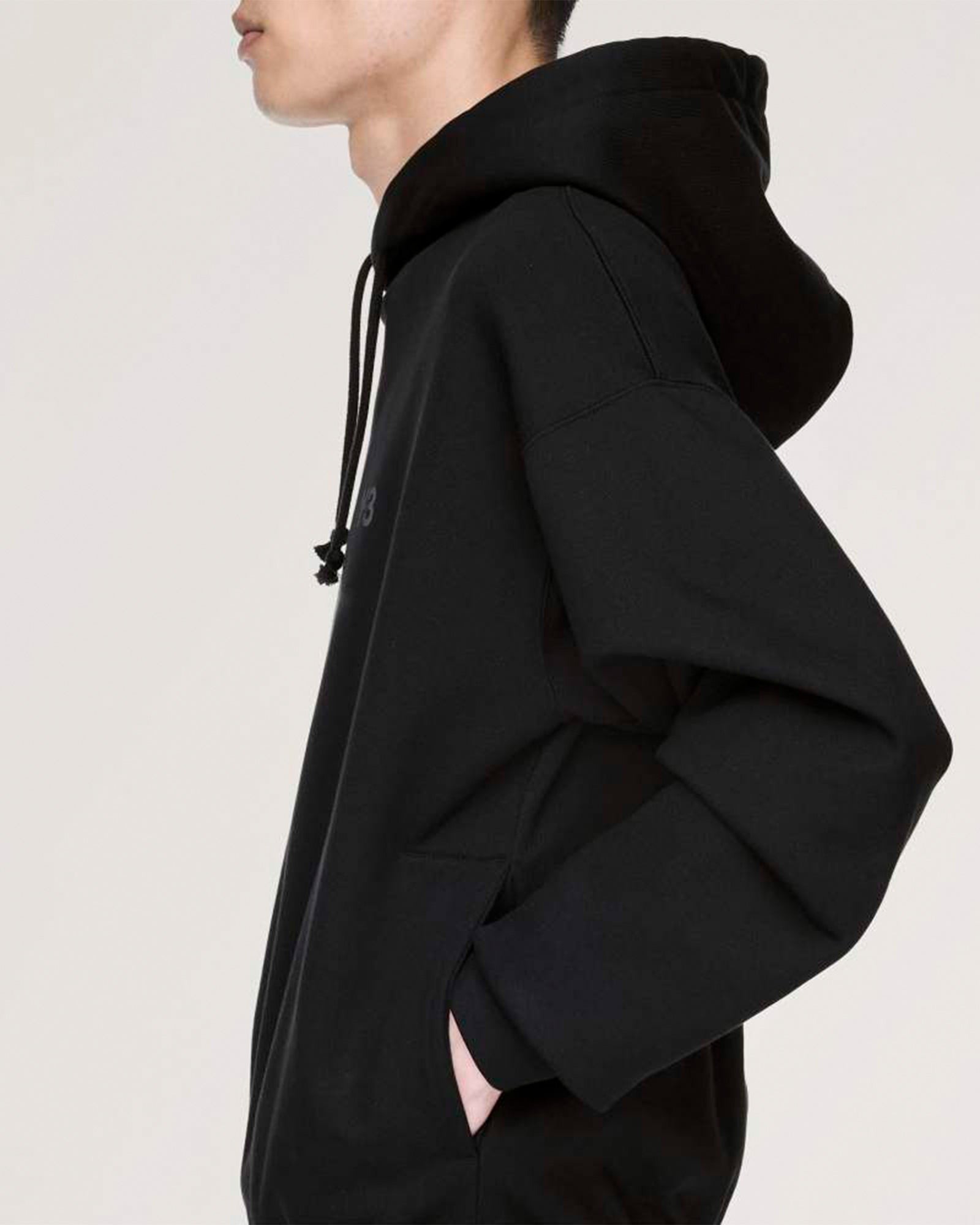 Y-3・weissly -  U Y-3 FT HOODIE / BLACK