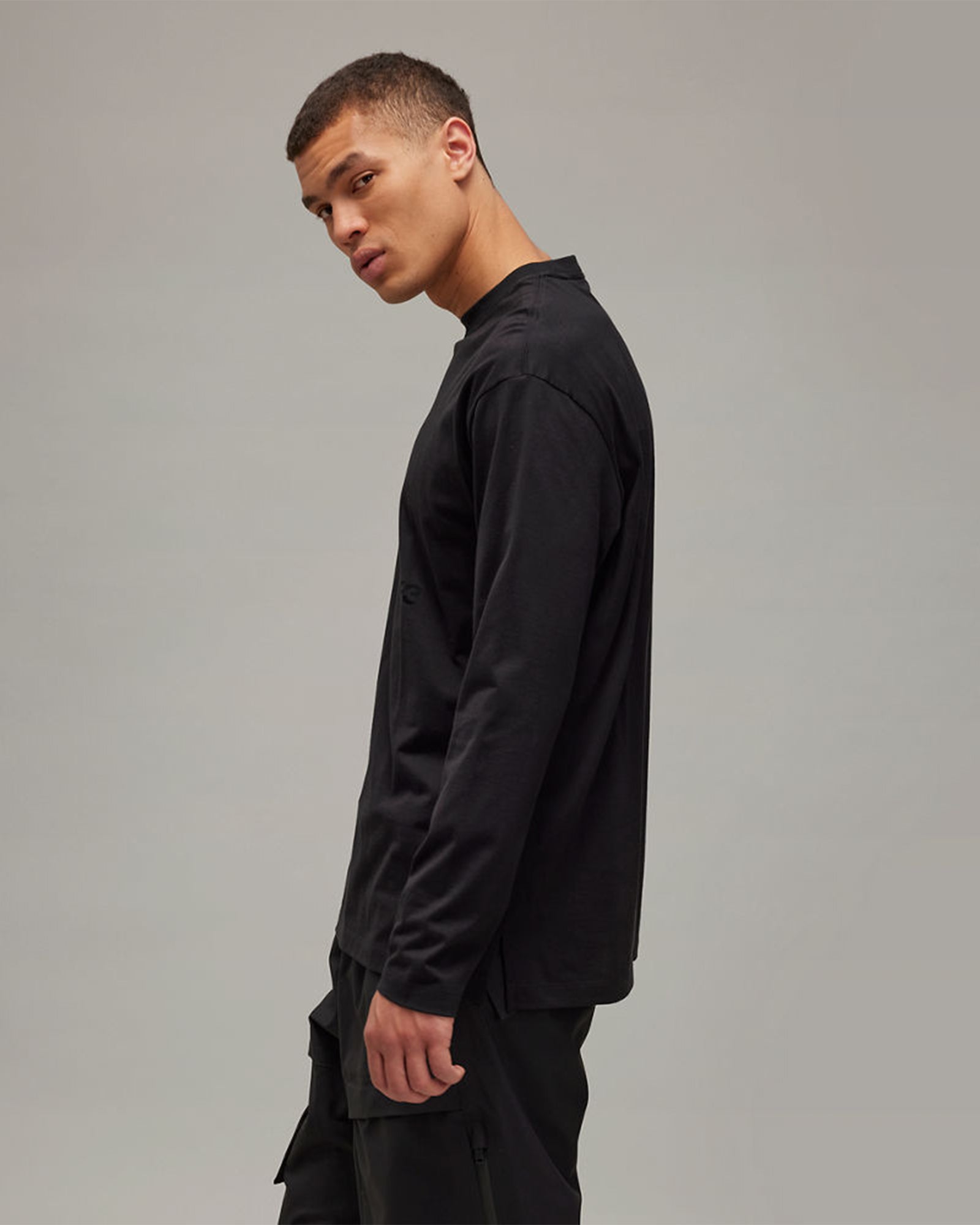 Y-3・weissly -  U Y-3 RELAXED LS TEE / BLACK