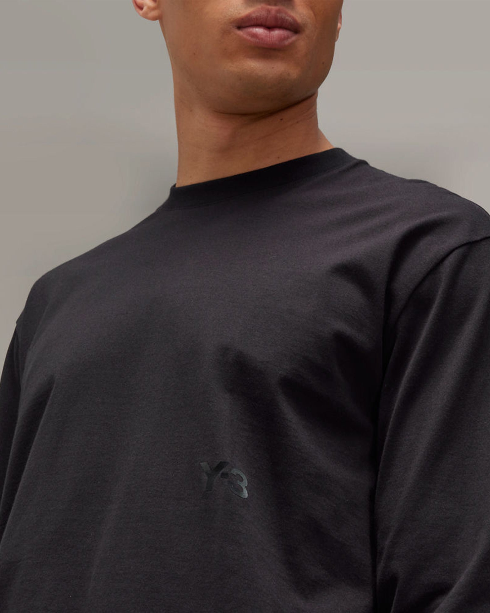 Y-3・weissly -  U Y-3 RELAXED LS TEE / BLACK