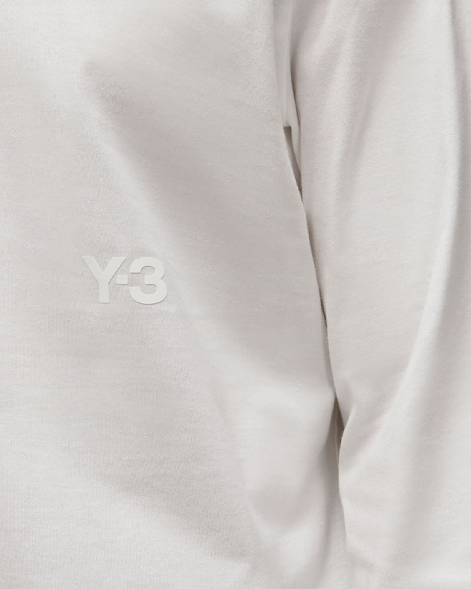 Y-3・weissly -  U Y3 RELAXED LS TEE / WHITE
