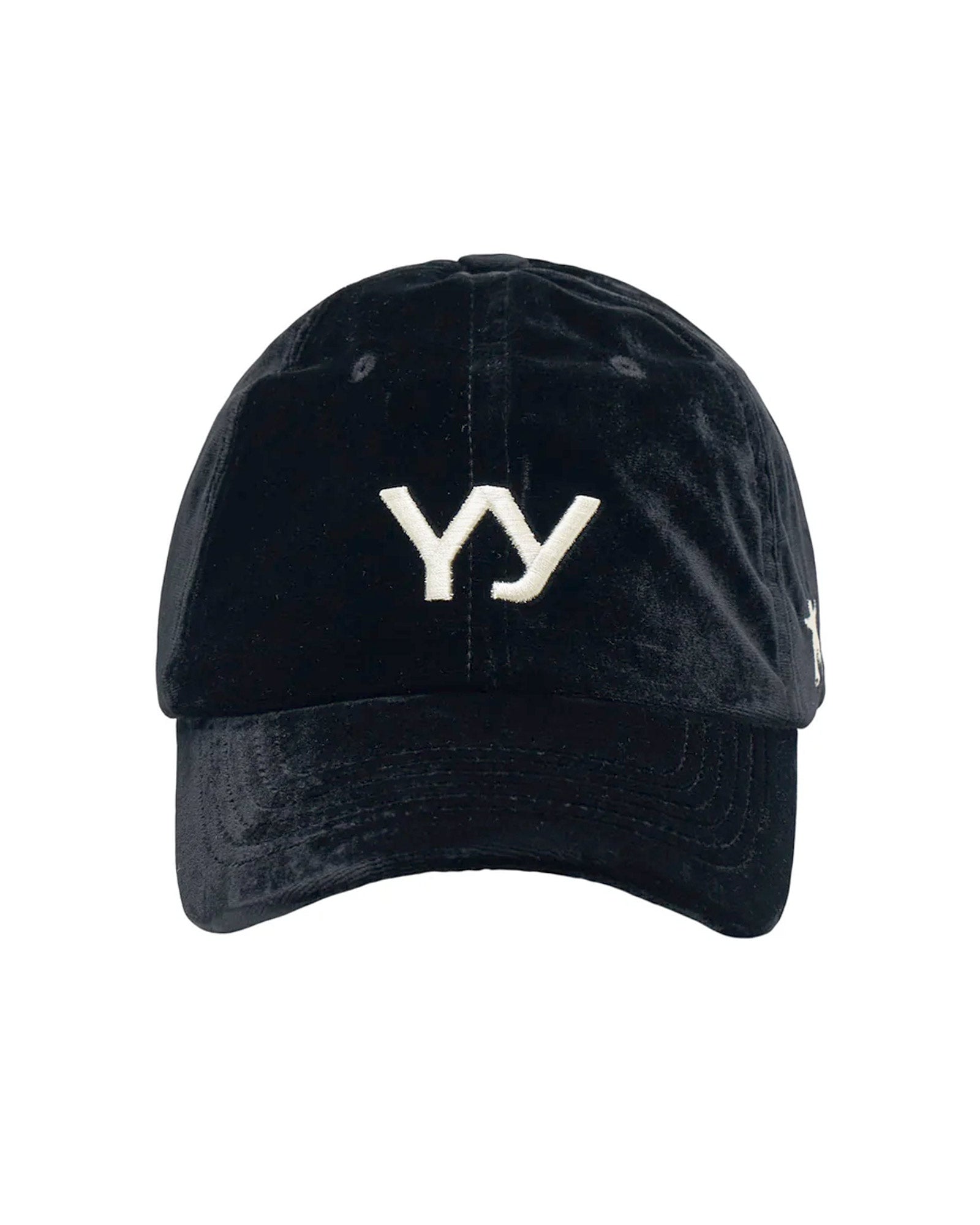 YY VELVET BALL CAP / BLACK
