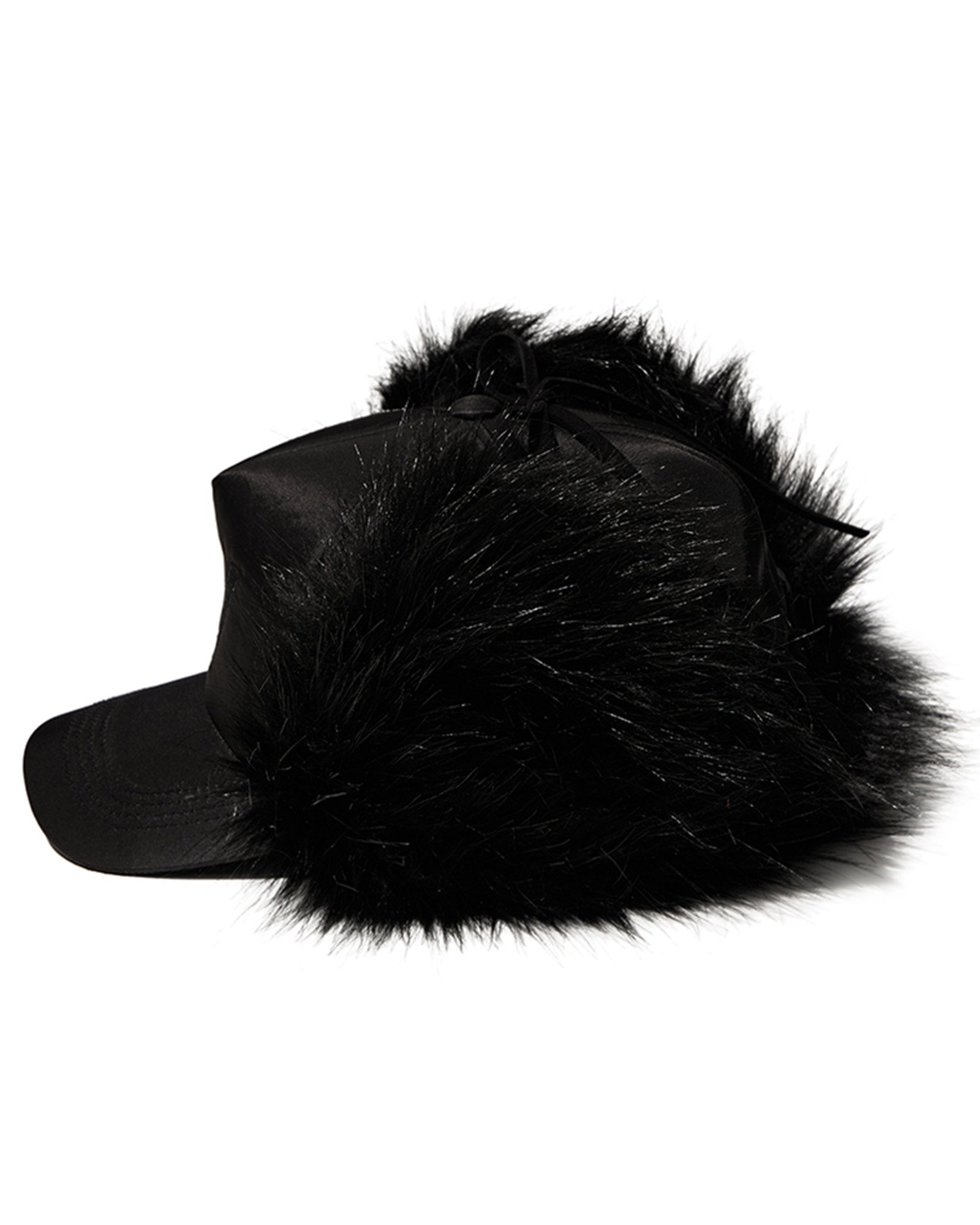 OPEN YY・オープン ワイワイ - キャップ FAUX FUR EARFLAP CAP / BLACK