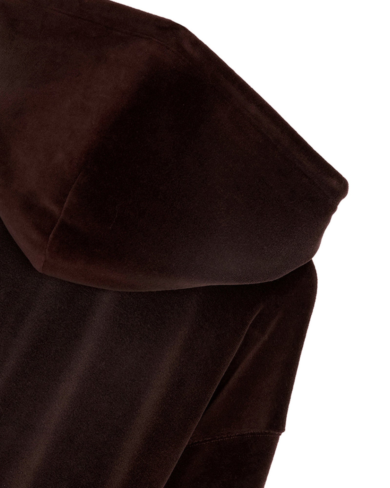 OPEN YY・オープン ワイワイ - パーカー・フーディ VELOUR BOX HOODIE / BROWN