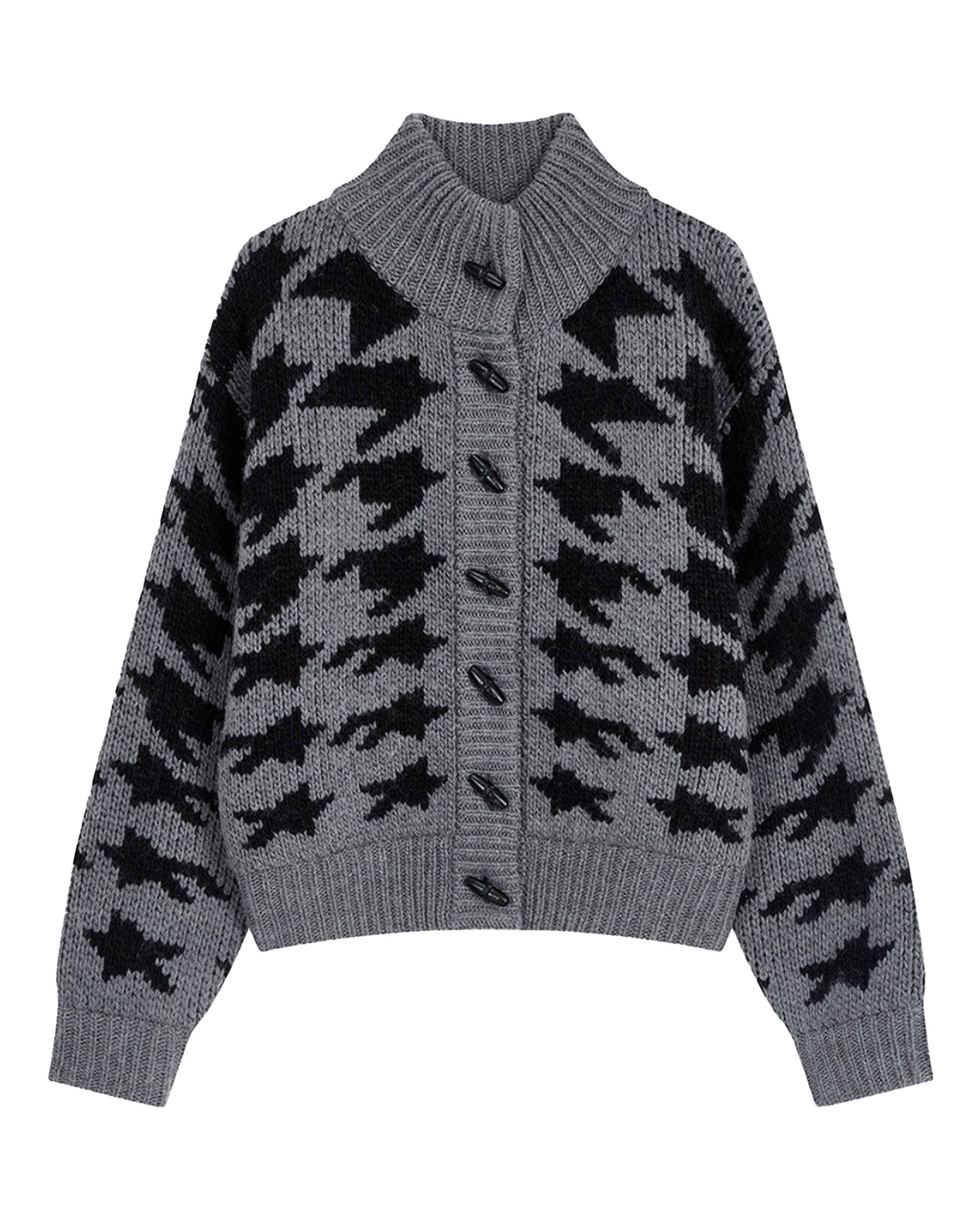 HOUND'S TOOTH STAR COWICHAN / GREY