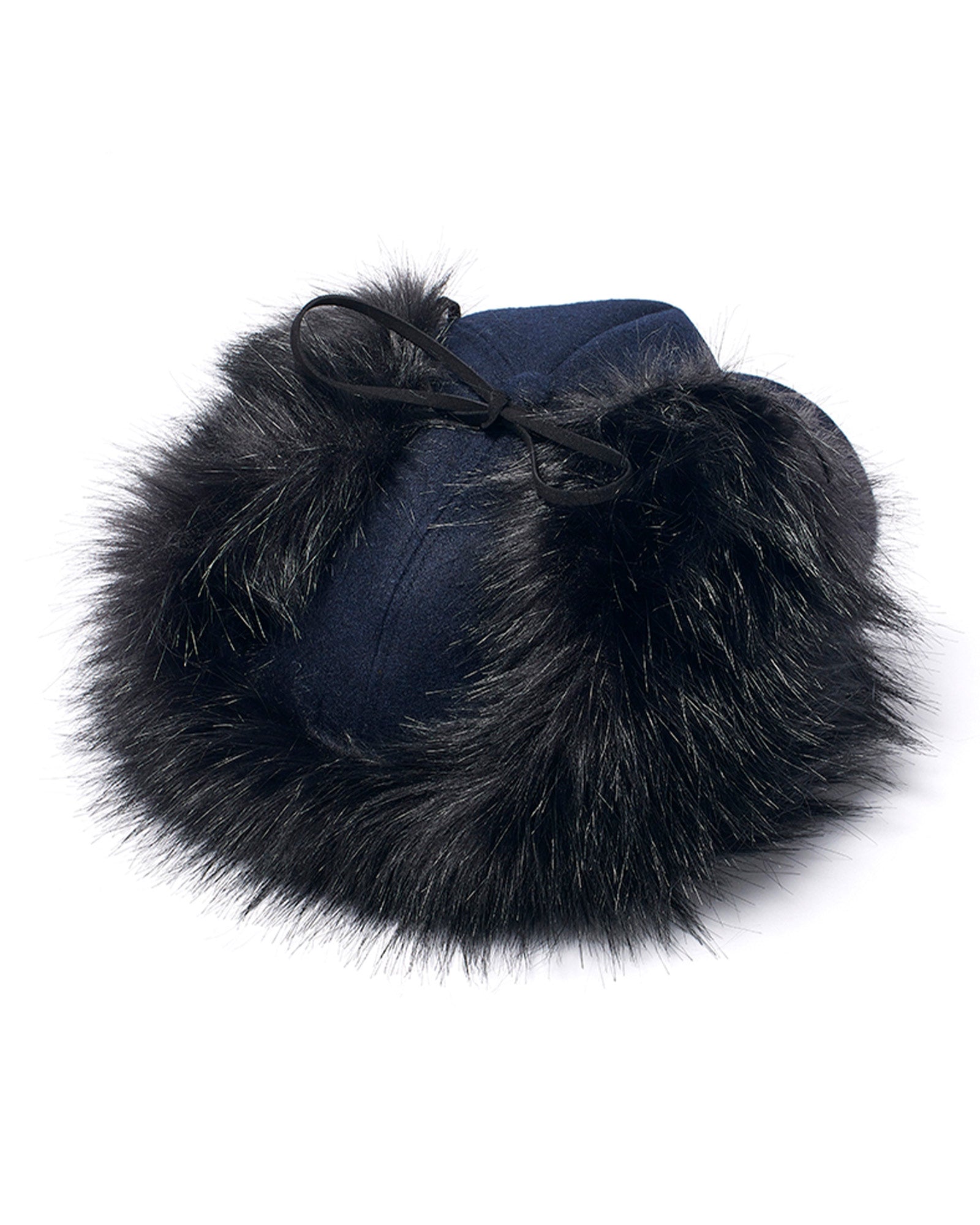 OPEN YY・オープン ワイワイ - キャップ FAUX FUR EARFLAP CAP / NAVY