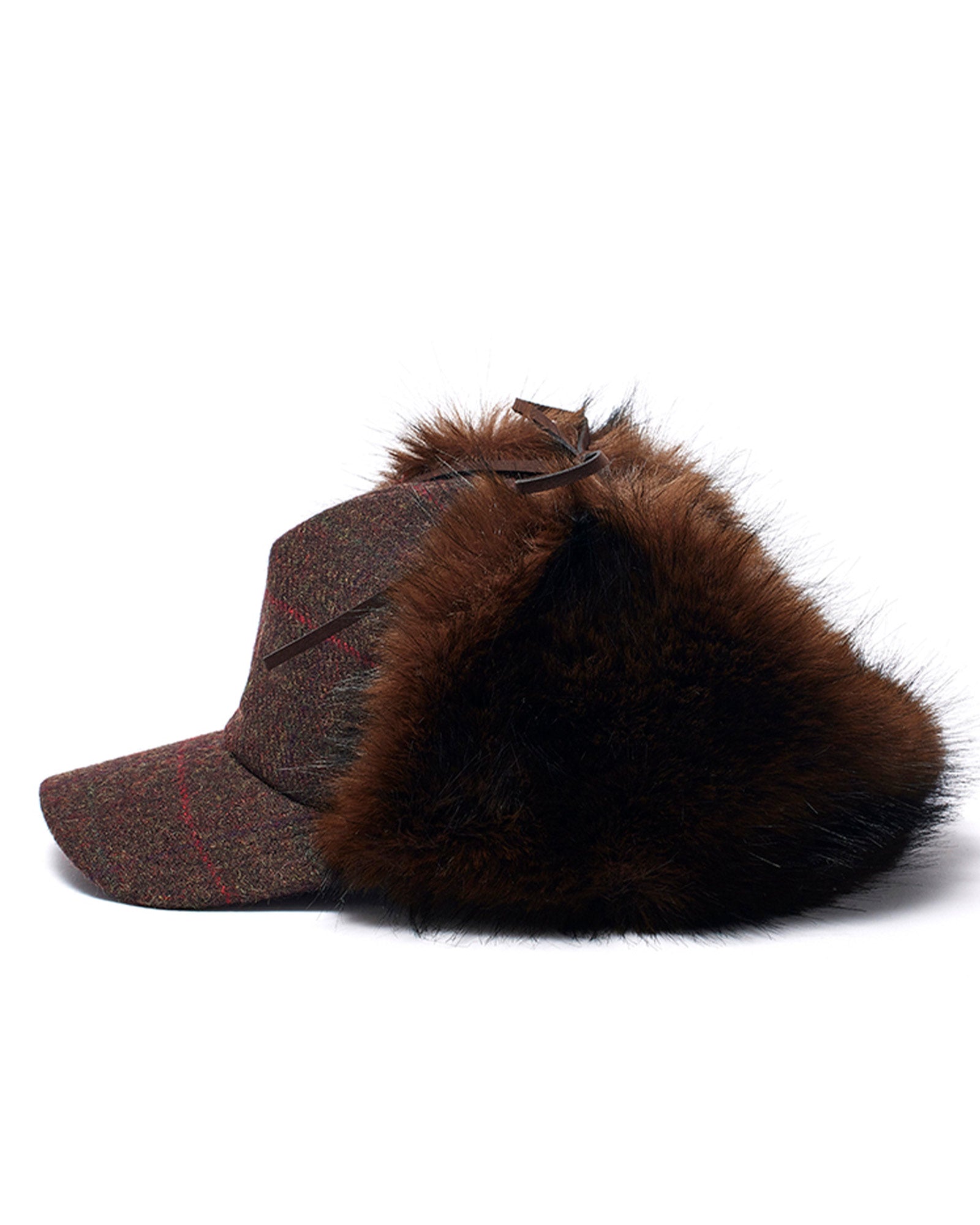 OPEN YY・オープン ワイワイ - キャップ FAUX FUR EARFLAP CAP / BROWN