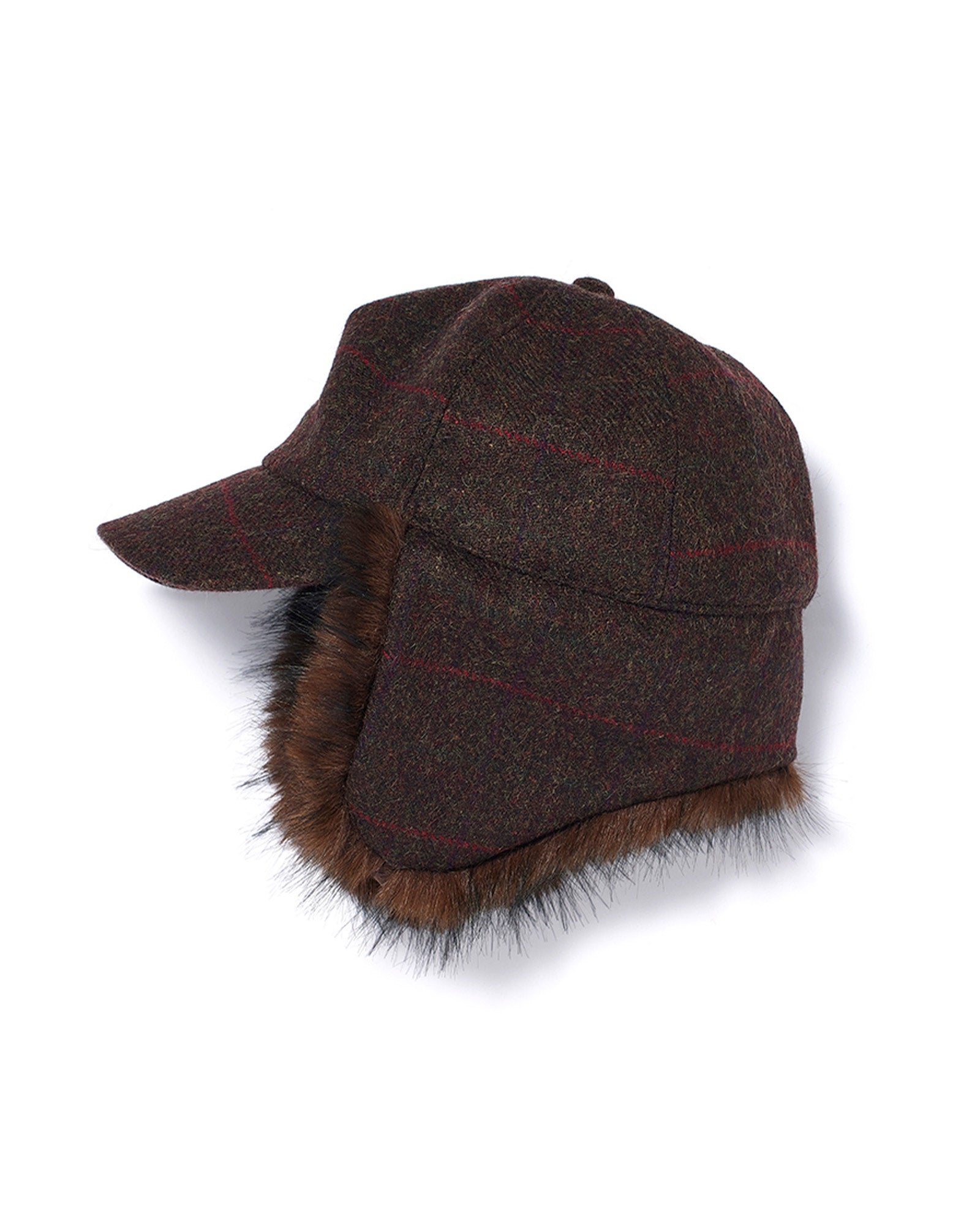 OPEN YY・オープン ワイワイ - キャップ FAUX FUR EARFLAP CAP / BROWN