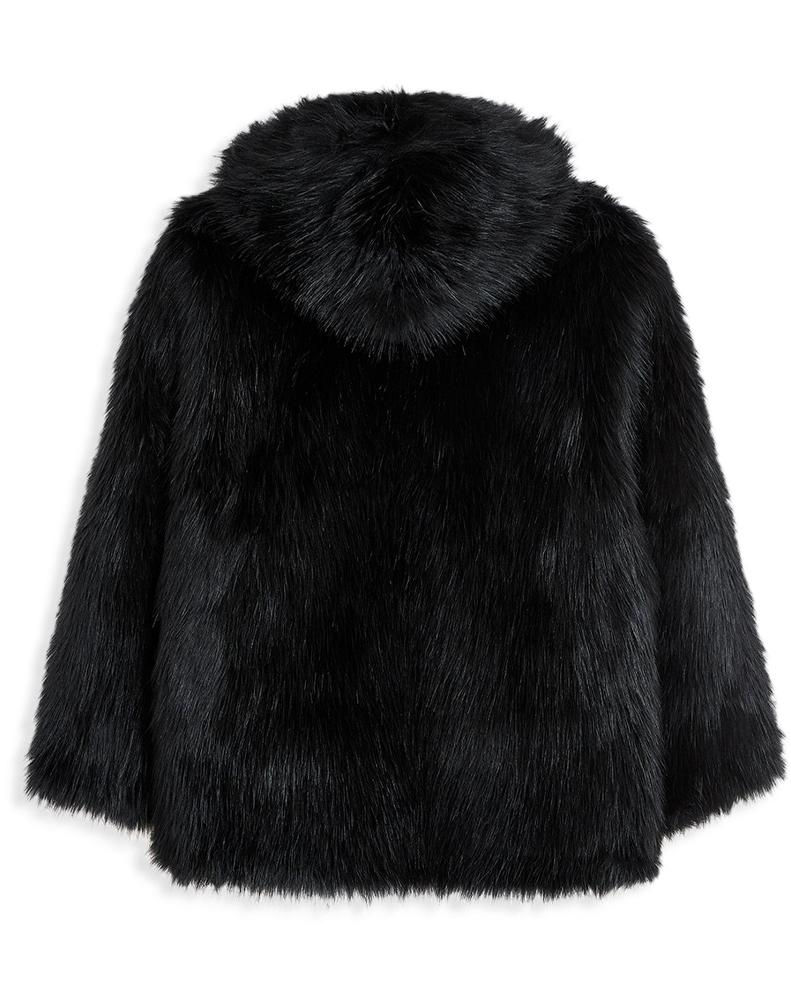 OPEN YY・オープン ワイワイ - ジャケット REVERSIBLE FAUX FUR HOOD JACKET / BLACK