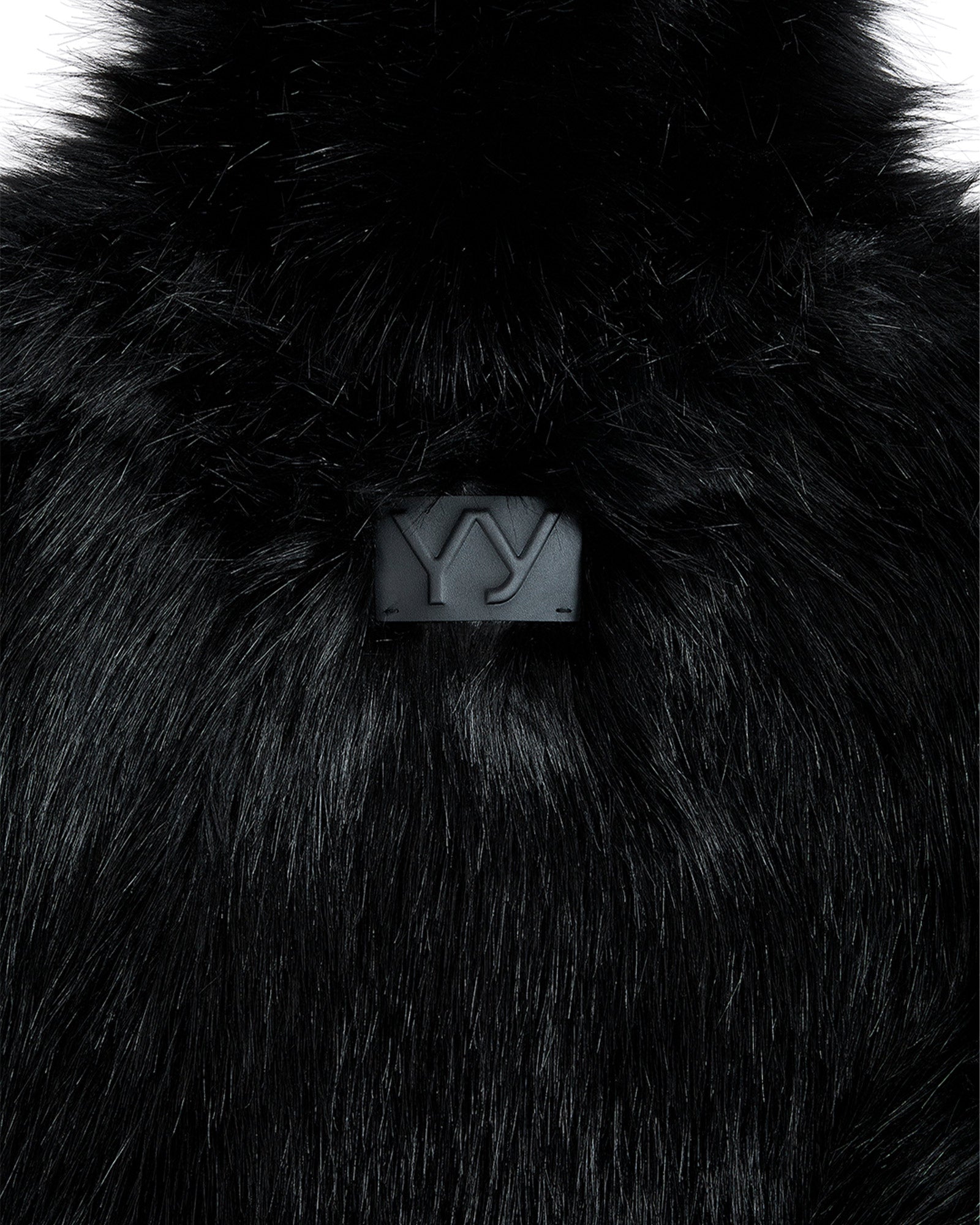 OPEN YY・オープン ワイワイ - ジャケット REVERSIBLE FAUX FUR HOOD JACKET / BLACK