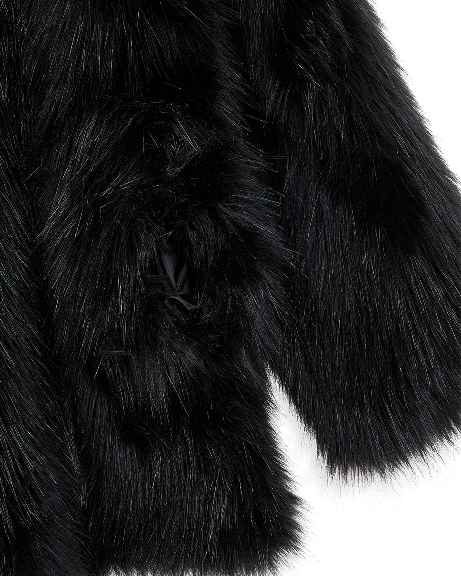 OPEN YY・オープン ワイワイ - ジャケット REVERSIBLE FAUX FUR HOOD JACKET / BLACK