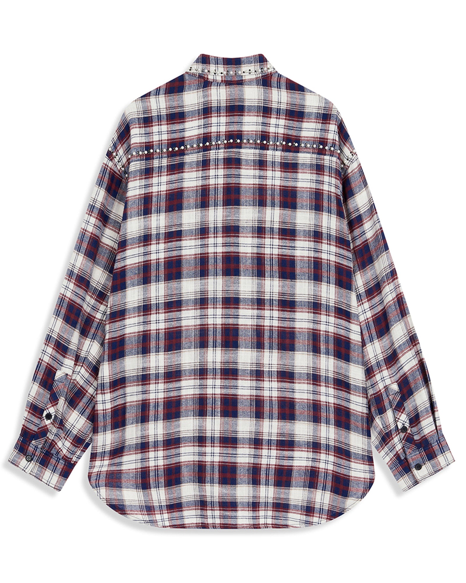OPEN YY・オープン ワイワイ - シャツ BEADED POCKET SHIRT / CHECKERED RED