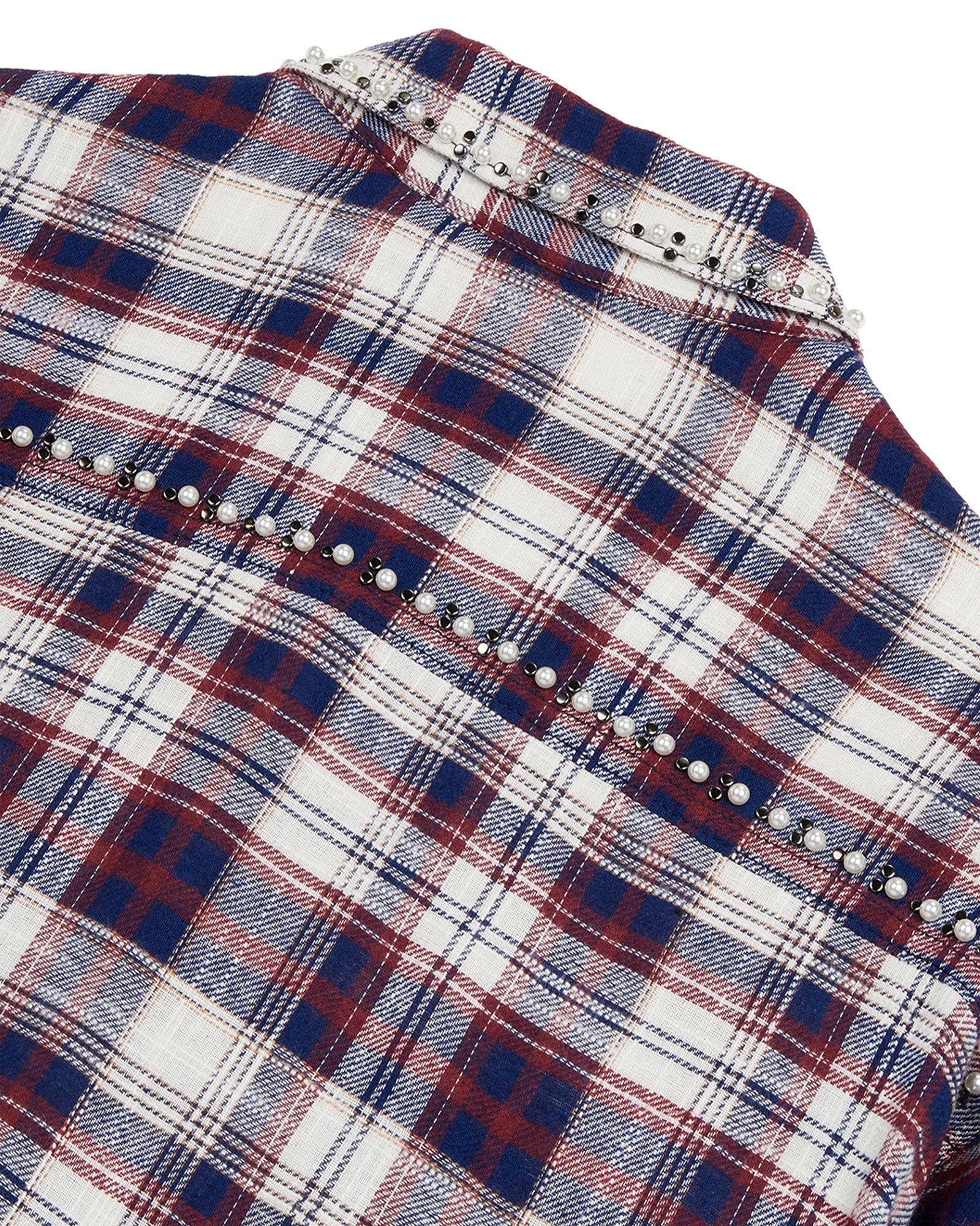 OPEN YY・オープン ワイワイ - シャツ BEADED POCKET SHIRT / CHECKERED RED