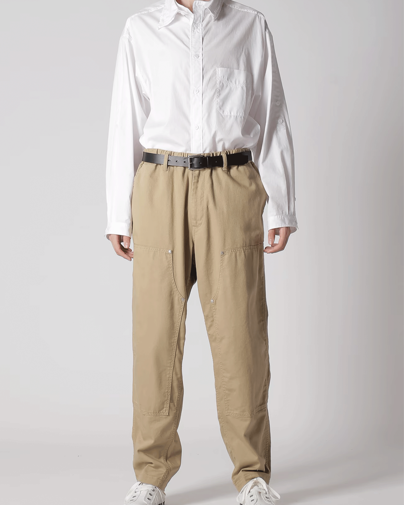 Yohji Yamamoto × BS KATSURAGI DOUBLE KNEE WORK PANTS / BEIGE