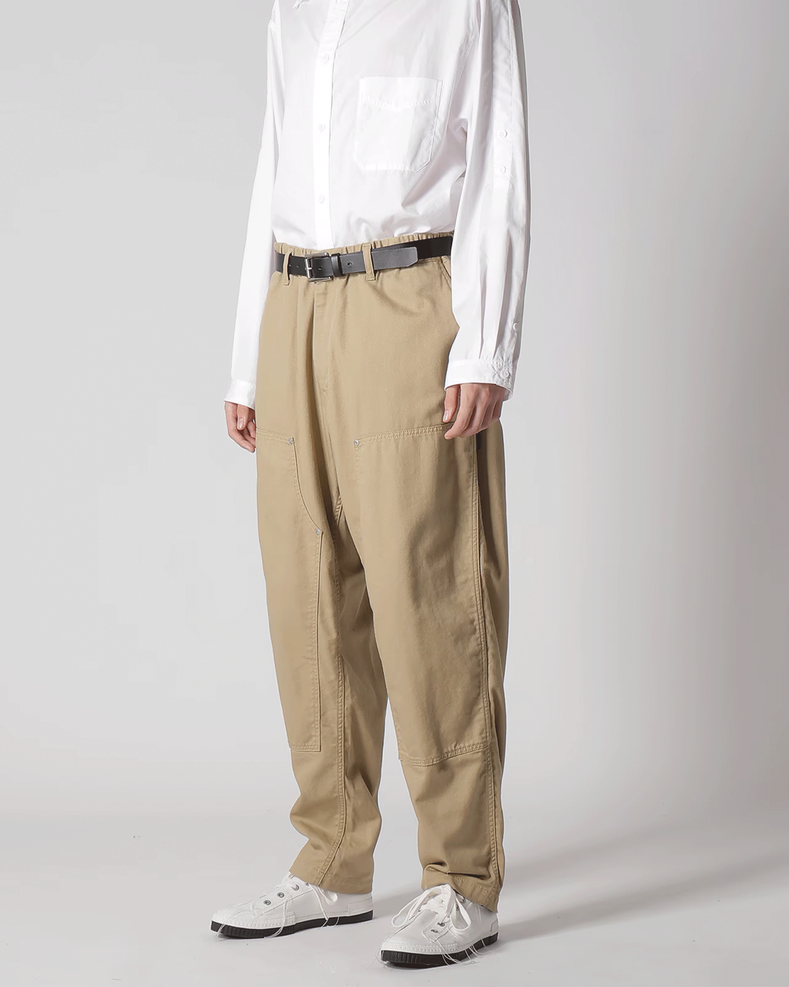 Yohji Yamamoto × BS KATSURAGI DOUBLE KNEE WORK PANTS / BEIGE
