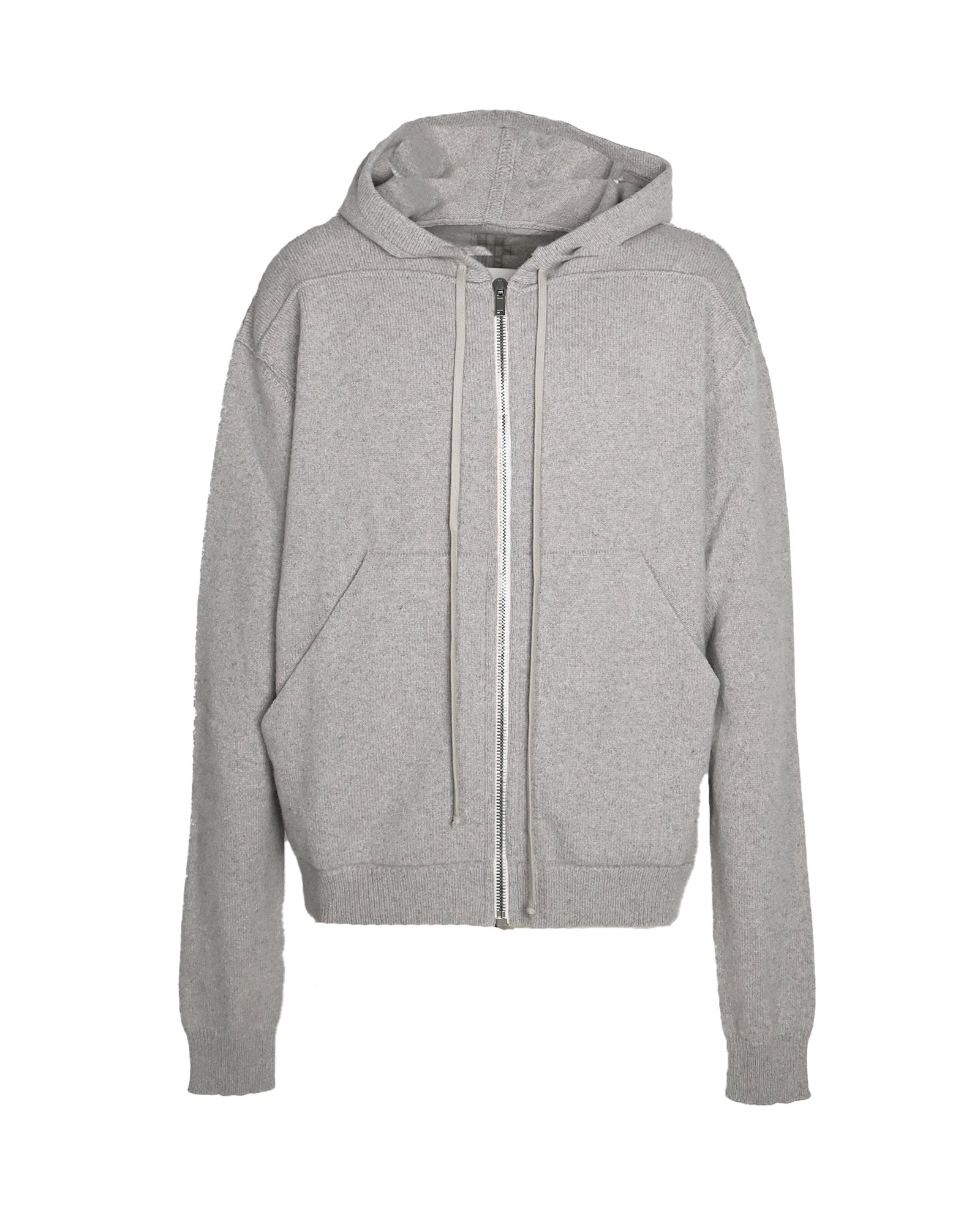 RICK OWENS・リック オウエンス - パーカー・フーディ ZIPPED HOODIE /  PEARL