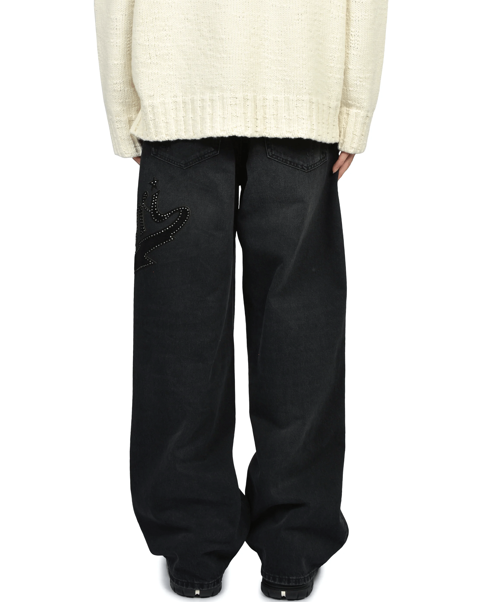 AMIRI・アミリ - デニムパンツ AMIRI HOLLYWOOD BAGGY JEAN / VINTAGE BLACK