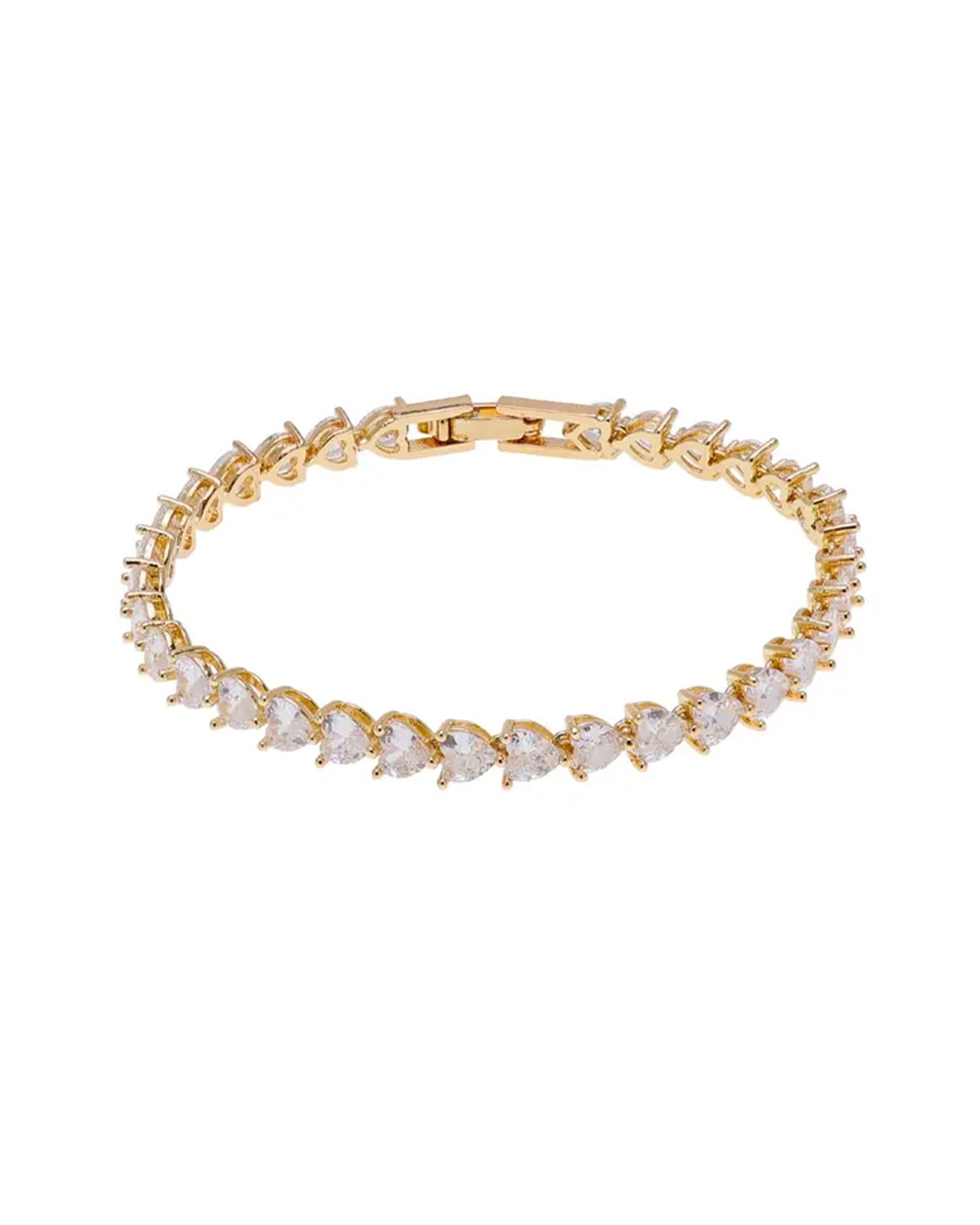 BASICKS・ベイシックス - ブレスレット・バングル MICRO HEART JEWEL BRACELET / GOLD