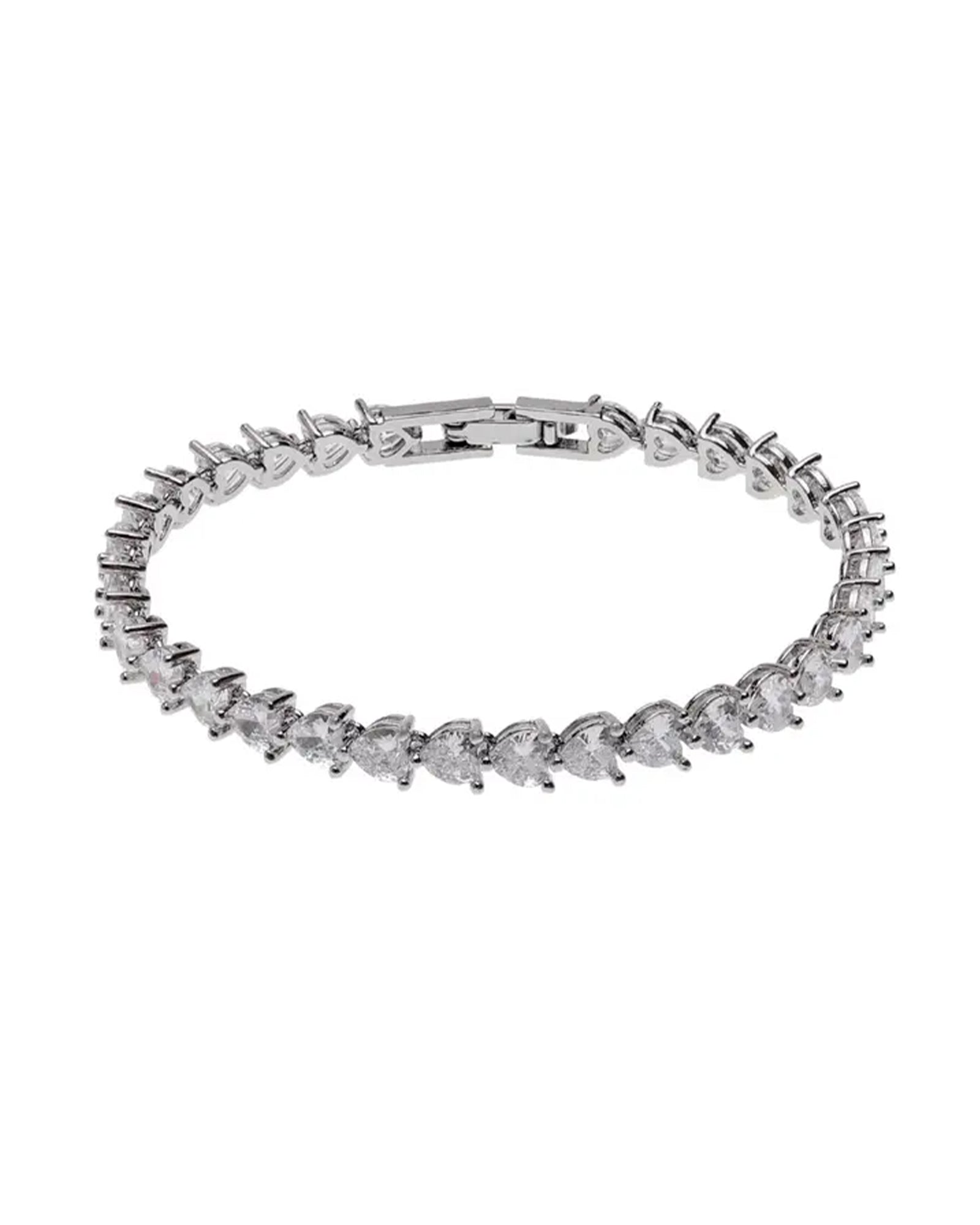 BASICKS・ベイシックス - ブレスレット・バングル MICRO HEART JEWEL BRACELET / SILVER