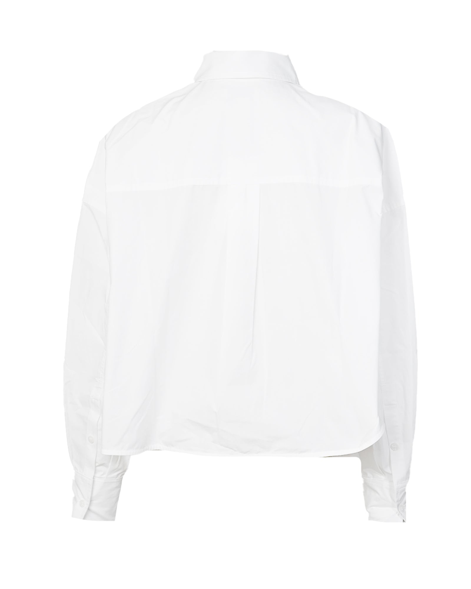 Calvin Klein・カルバン クライン - シャツ A-CROPPED FASHIION SHIRT / WHITE