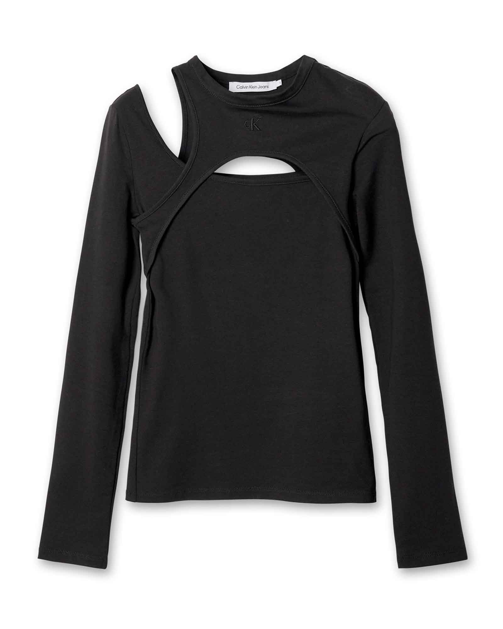 A-LS LAYERED TOP/ BLACK
