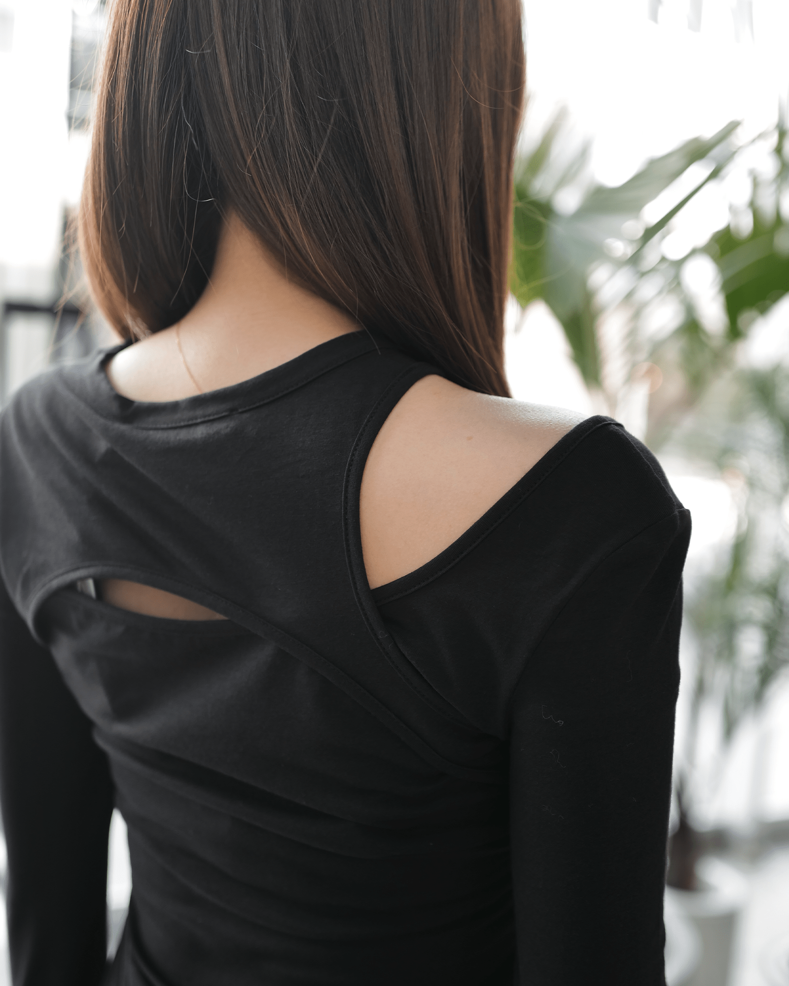 Calvin Klein・カルバン クライン - L/S Tシャツ A-LS LAYERED TOP/ BLACK