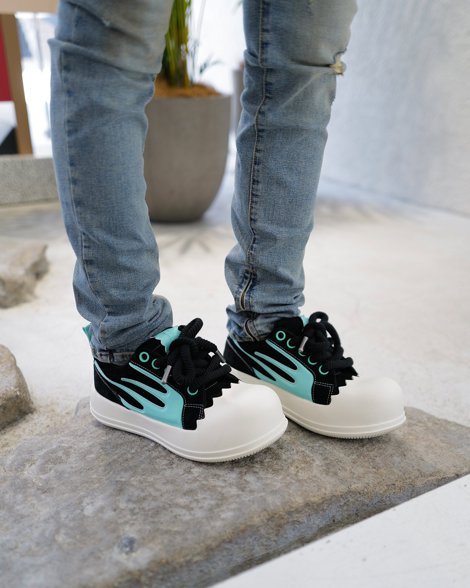 CASANOVA×RHIME・カサノバ×ライム -  CASANOVA×RHIME SNEAKER / LIGHT BLUE