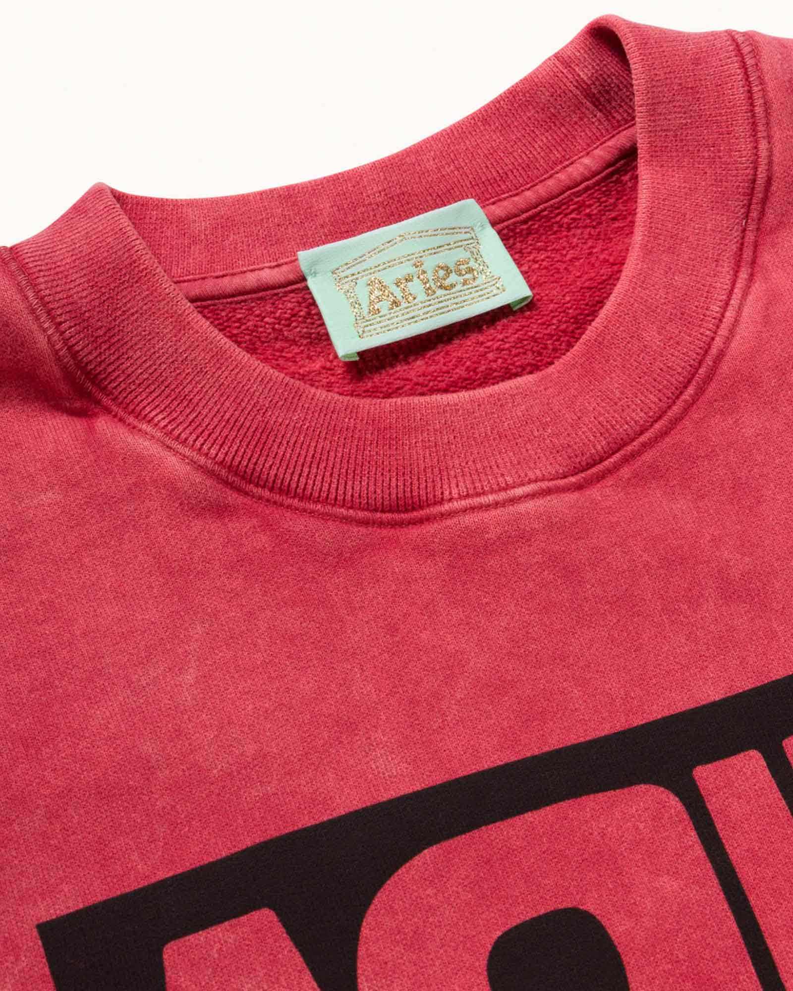 Aries × ACID GYOW SWEAT / RED