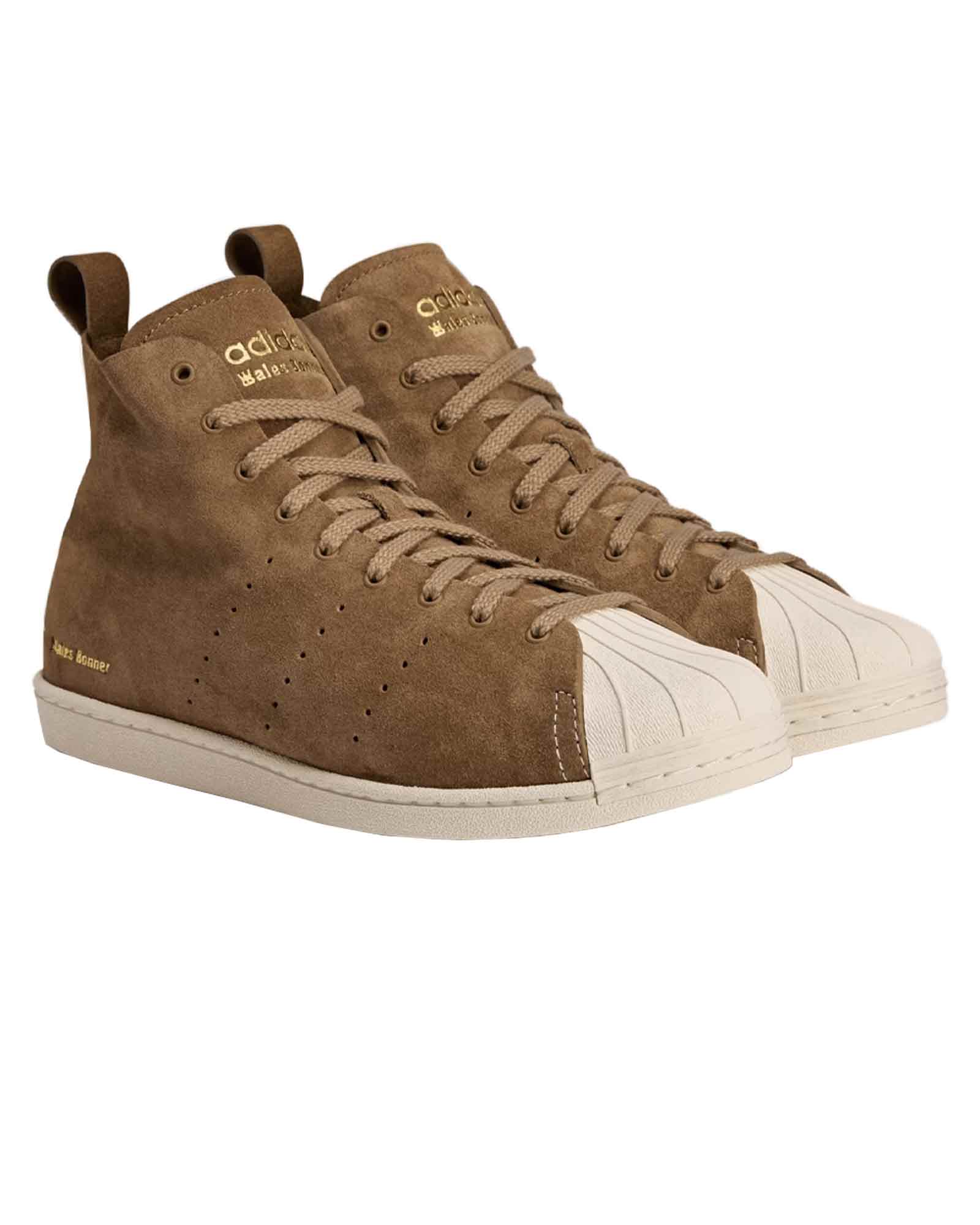 adidas・adidas -  WB SUPERSTAR HI / BROWN / WALES BONNER