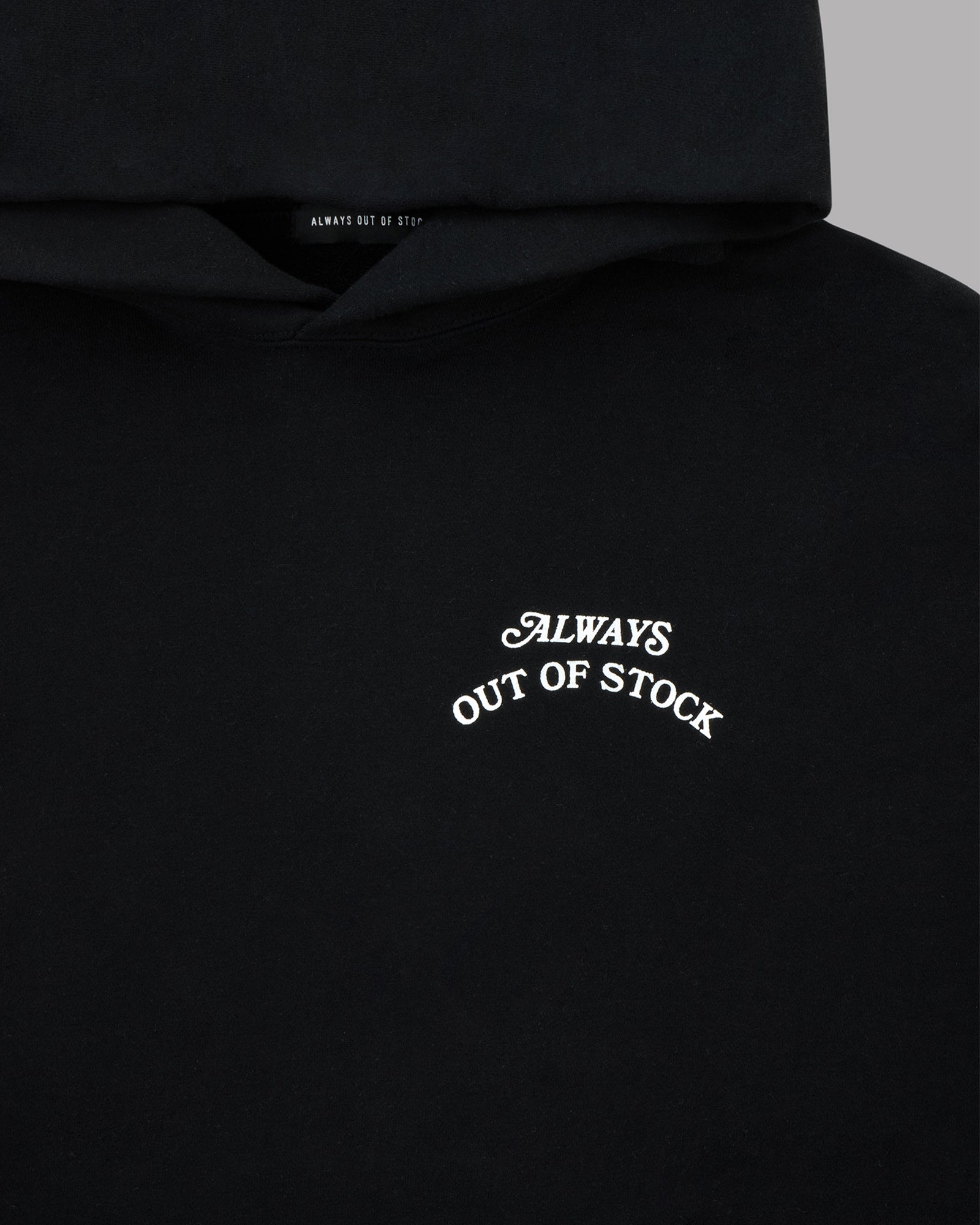 ALWAYS OUT OF STOCK・オールウェイズ アウト オブ ストック - パーカー・フーディ TROPICAL BASIC LOGO HOODIE / BLACK