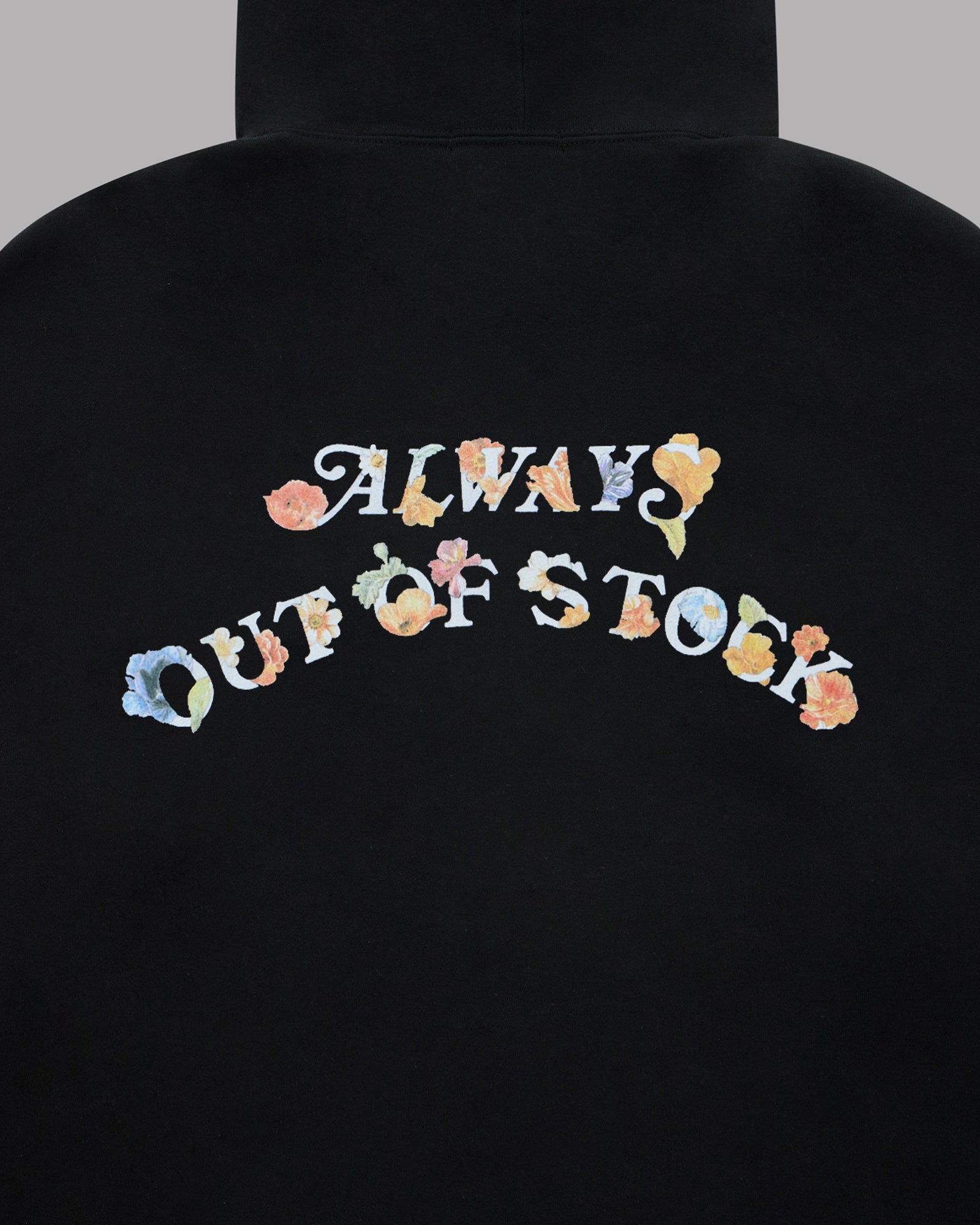 ALWAYS OUT OF STOCK・オールウェイズ アウト オブ ストック - パーカー・フーディ TROPICAL BASIC LOGO HOODIE / BLACK