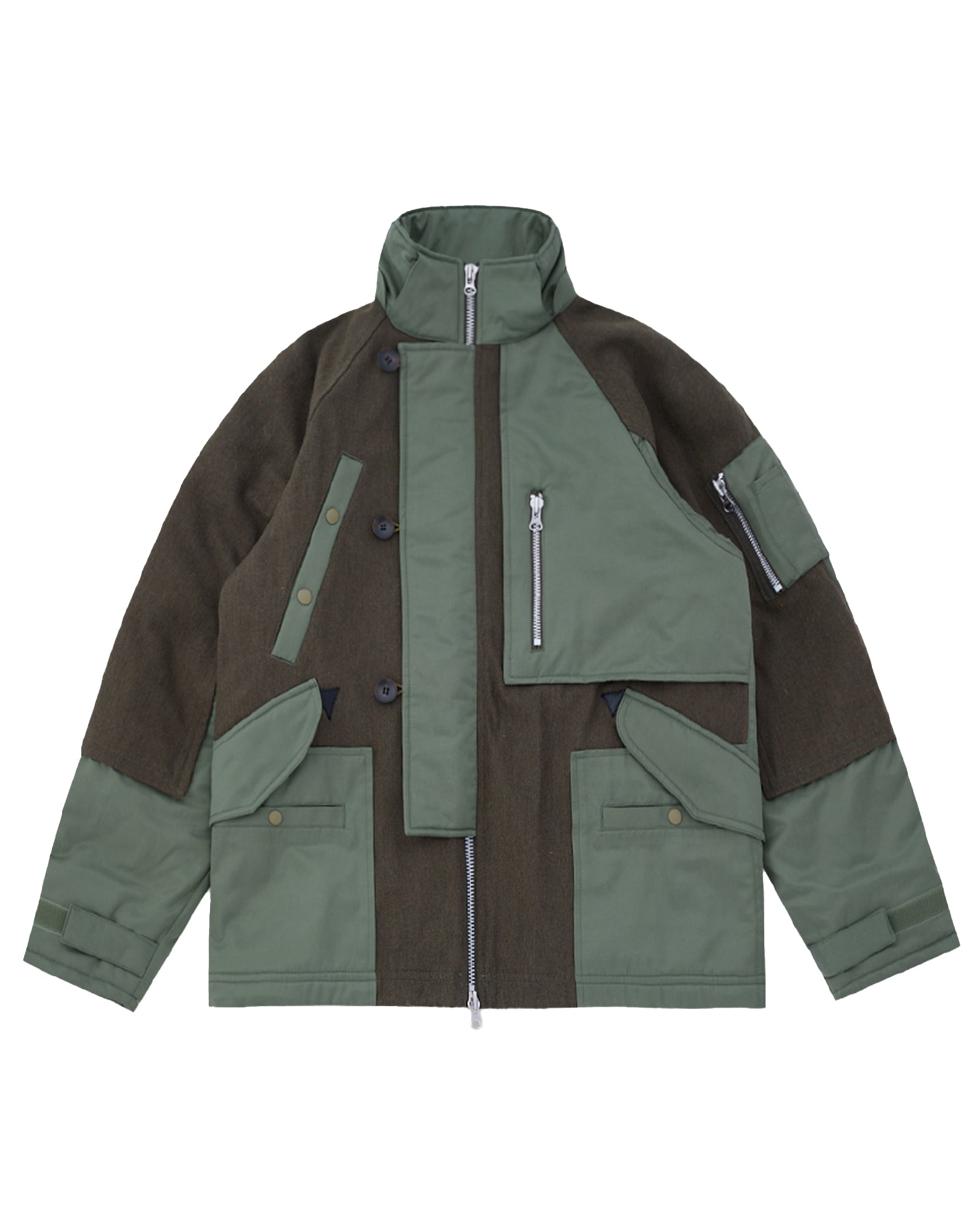ALWAYS OUT OF STOCK・オールウェイズ アウト オブ ストック -  COMBINATION FLIGHT JACKET / OLIVE
