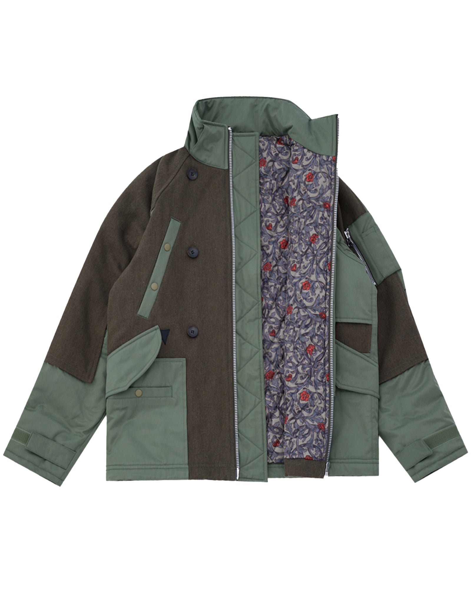 ALWAYS OUT OF STOCK・オールウェイズ アウト オブ ストック - トップス COMBINATION FLIGHT JACKET / OLIVE
