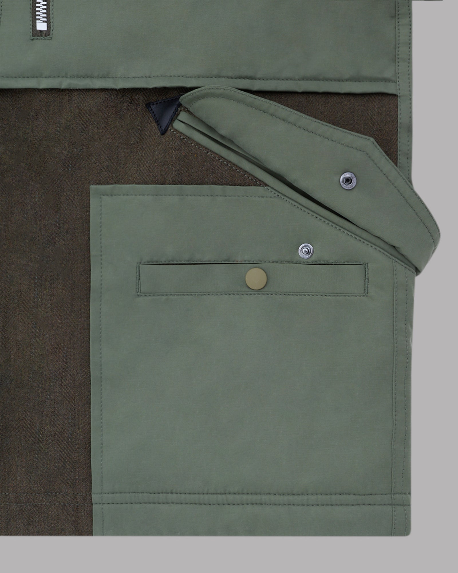 ALWAYS OUT OF STOCK・オールウェイズ アウト オブ ストック - トップス COMBINATION FLIGHT JACKET / OLIVE