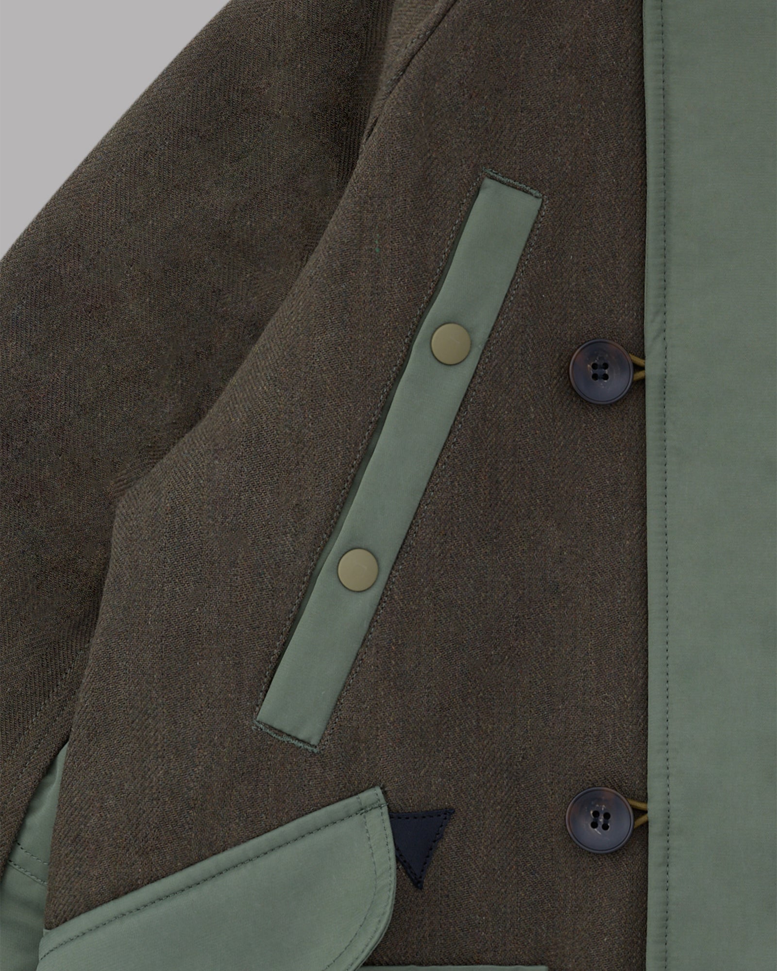 ALWAYS OUT OF STOCK・オールウェイズ アウト オブ ストック - トップス COMBINATION FLIGHT JACKET / OLIVE