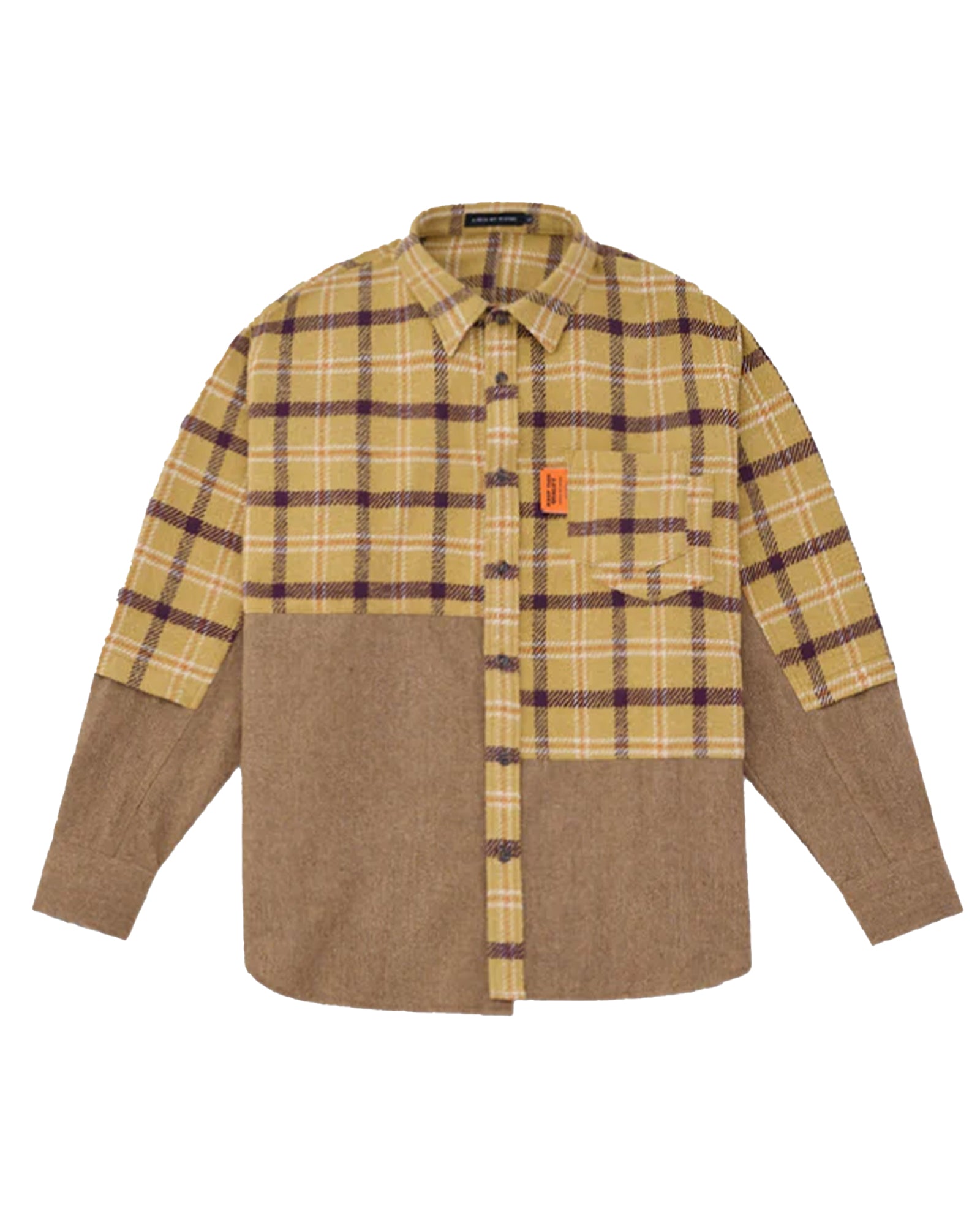 ALWAYS OUT OF STOCK・オールウェイズ アウト オブ ストック - シャツ COMBINATION L/S SHIRT / YELLOW