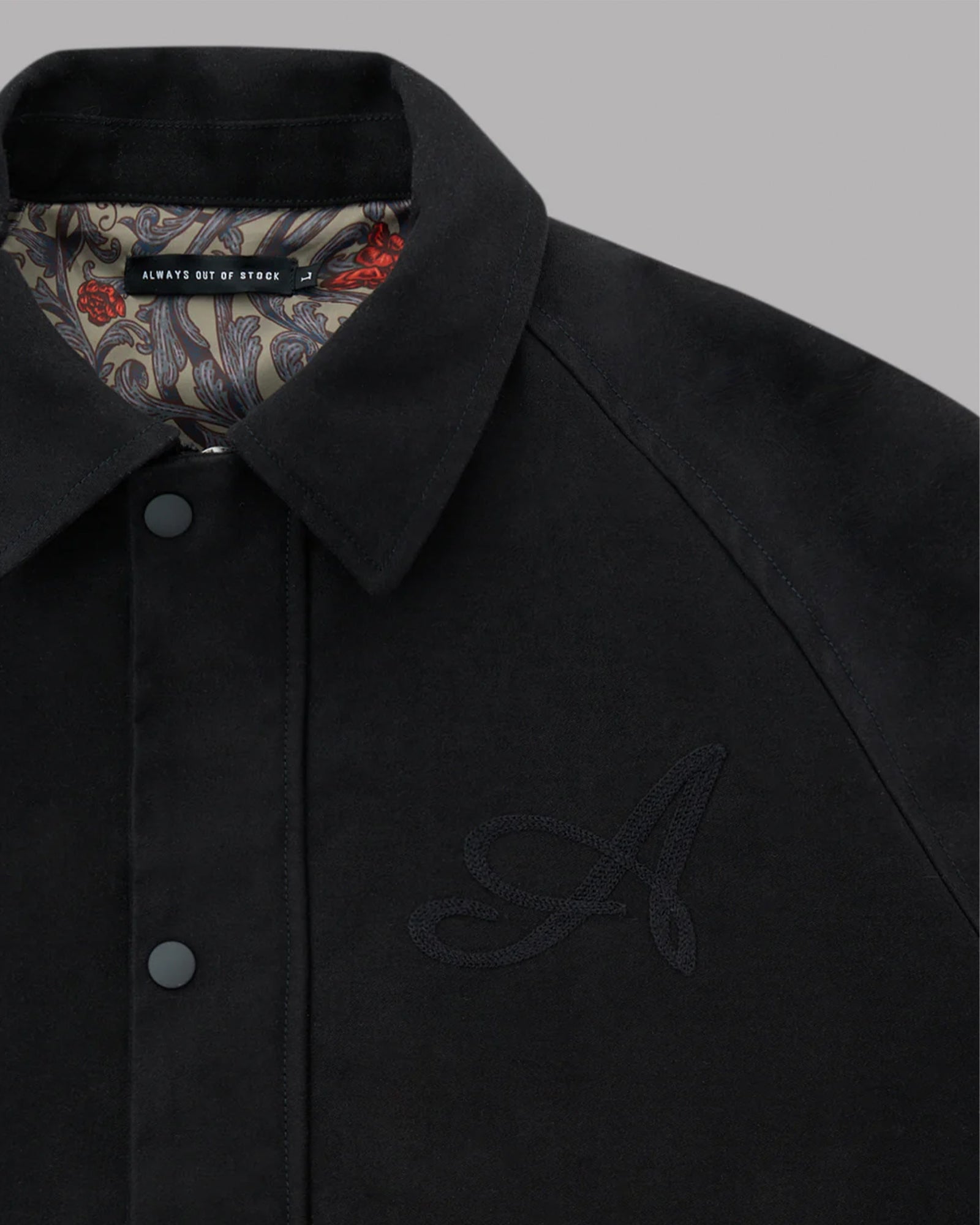 ALWAYS OUT OF STOCK・オールウェイズ アウト オブ ストック - ジャケット SWING TOP JACKET / BLACK