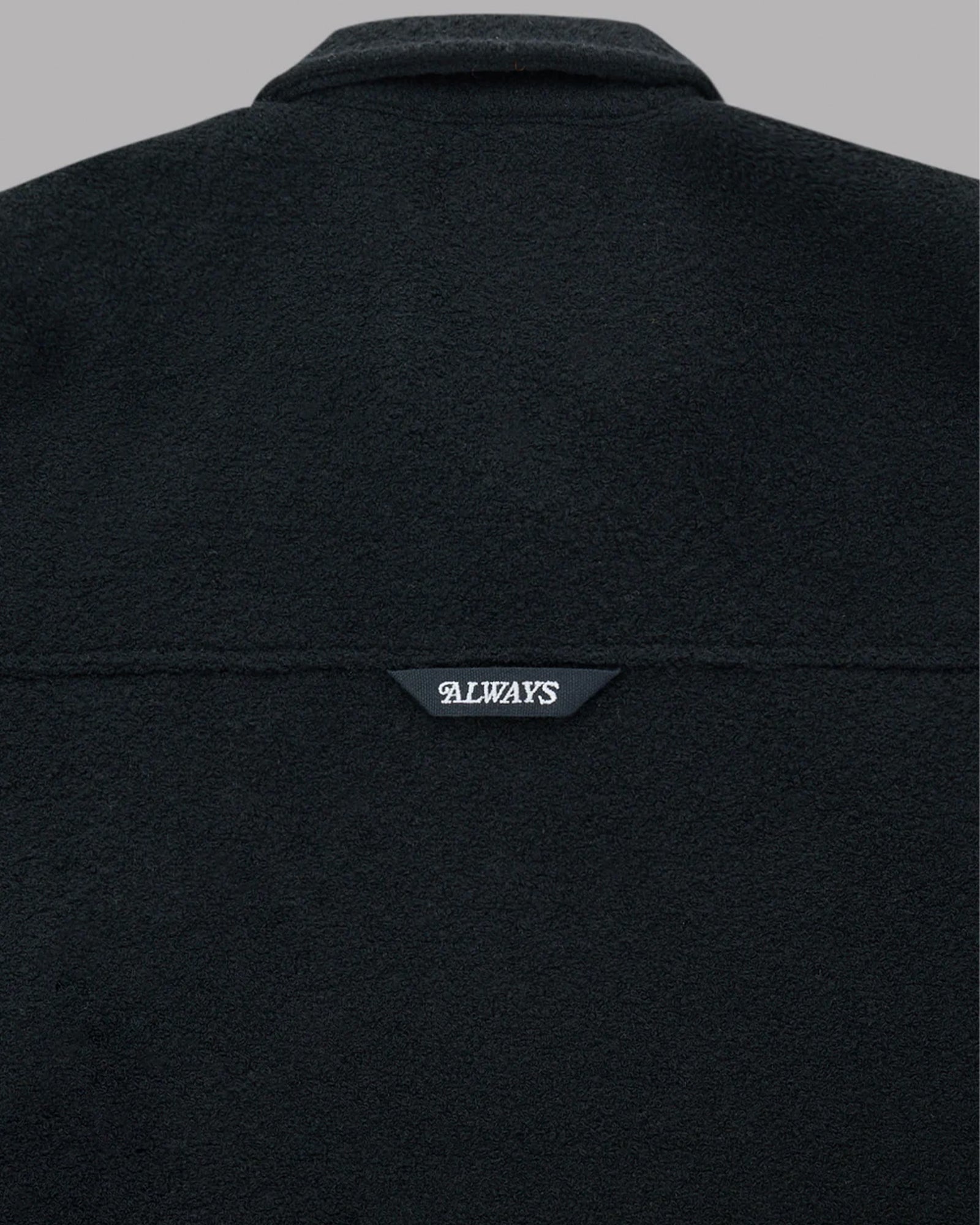 ALWAYS OUT OF STOCK・オールウェイズ アウト オブ ストック - ジャケット TWEED-LIKE UTILITY JACKET / BLACK