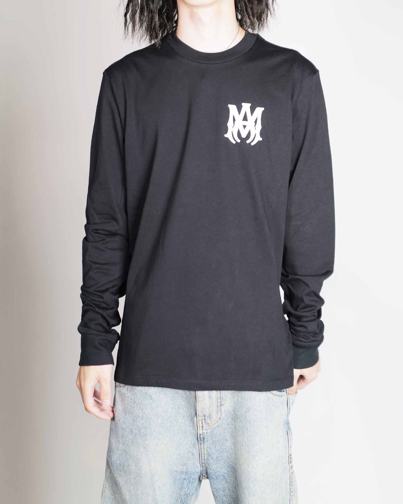 AMIRI・アミリ - L/S Tシャツ MA LS TEE / BLACK
