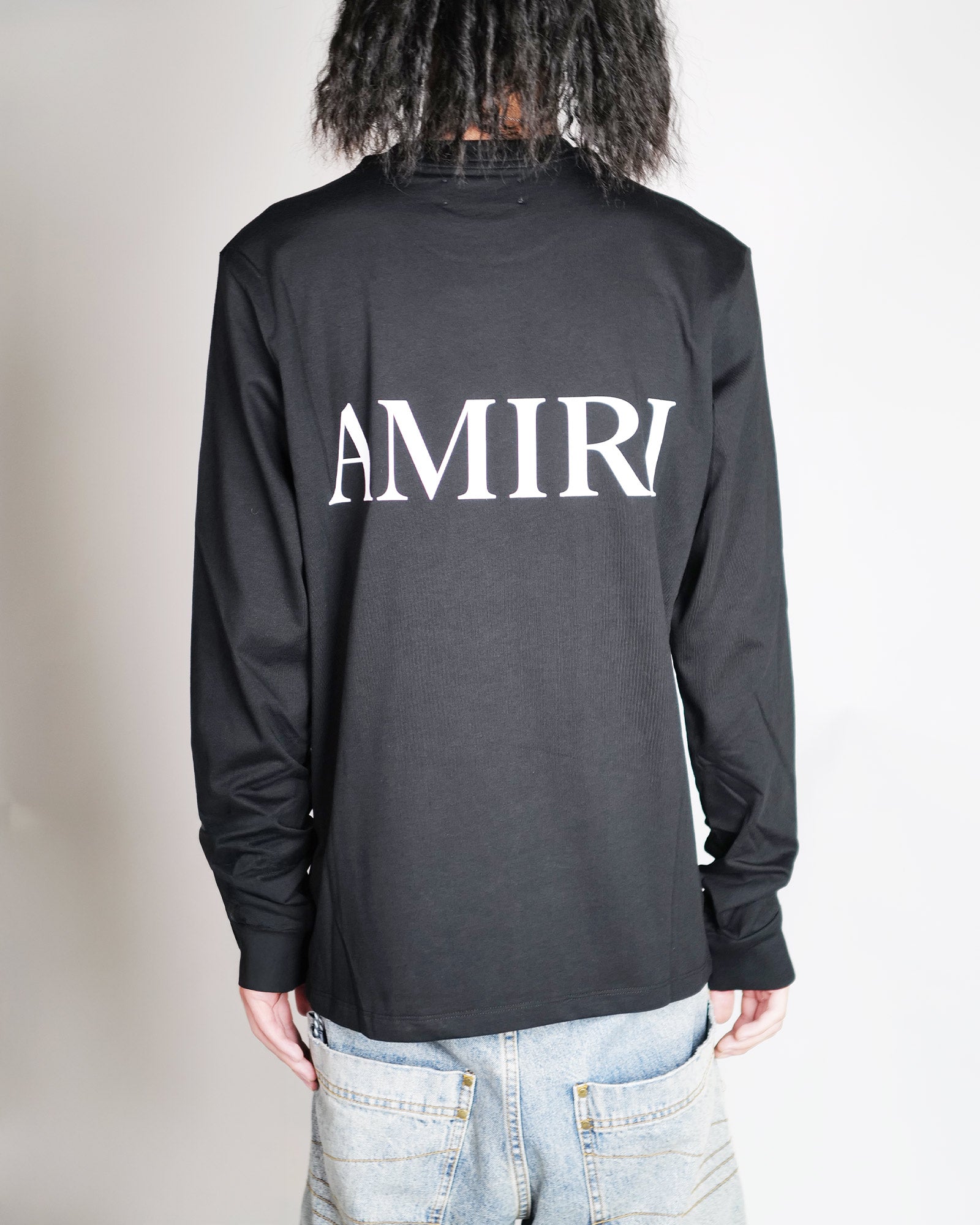 AMIRI・アミリ - L/S Tシャツ MA LS TEE / BLACK