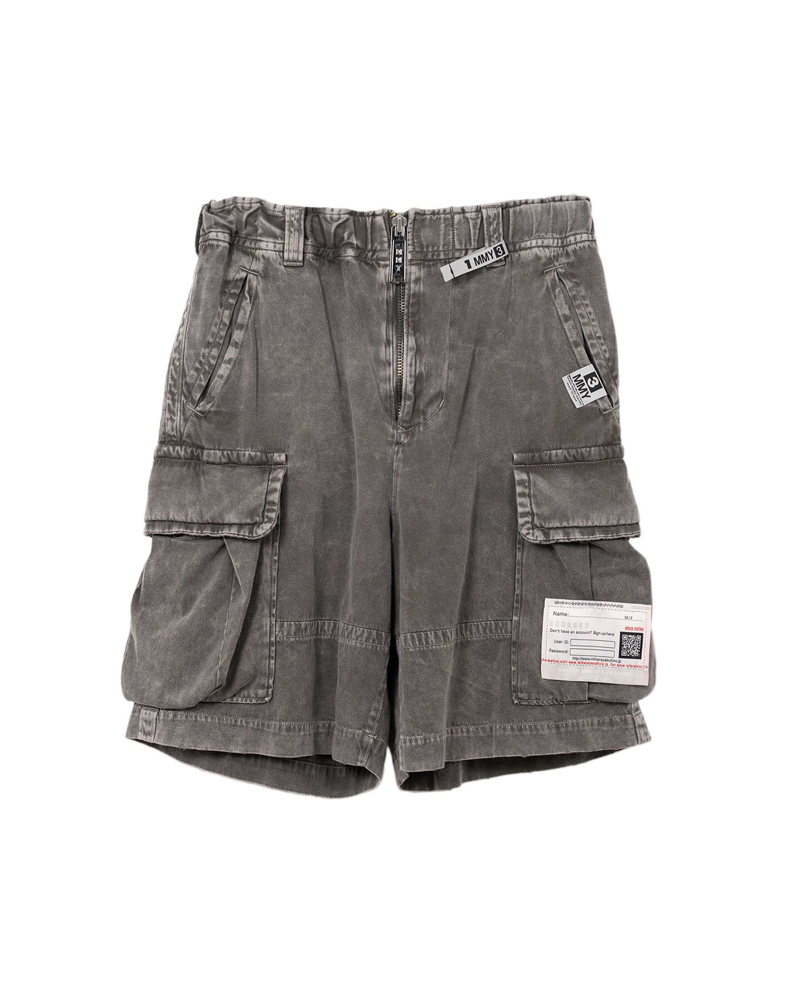 AMATEUR SEWN CARGO SHORTS / LT.GRAY