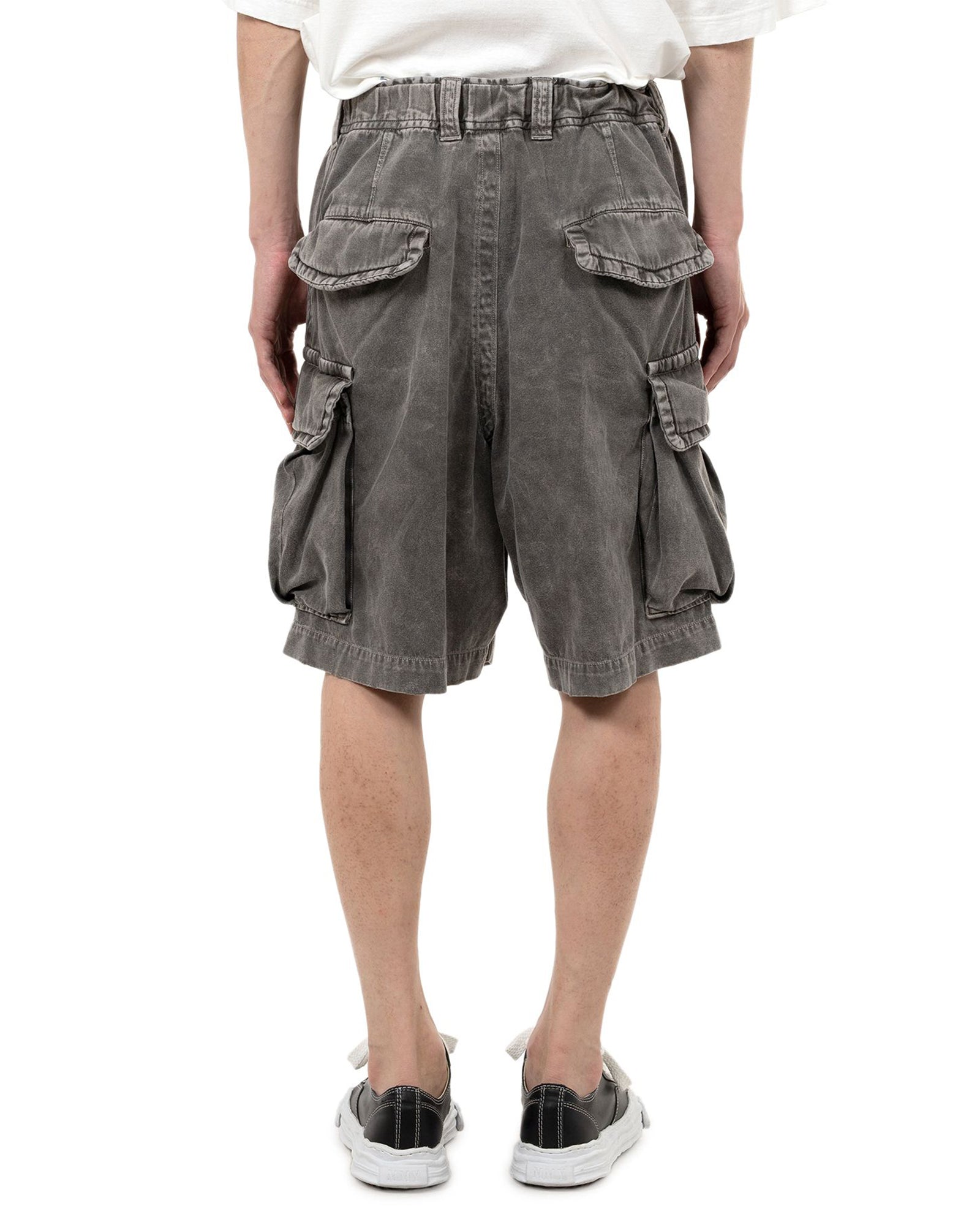 MIHARA YASUHIRO・ミハラヤスヒロ - ハーフ・ショートパンツ AMATEUR SEWN CARGO SHORTS / LT.GRAY